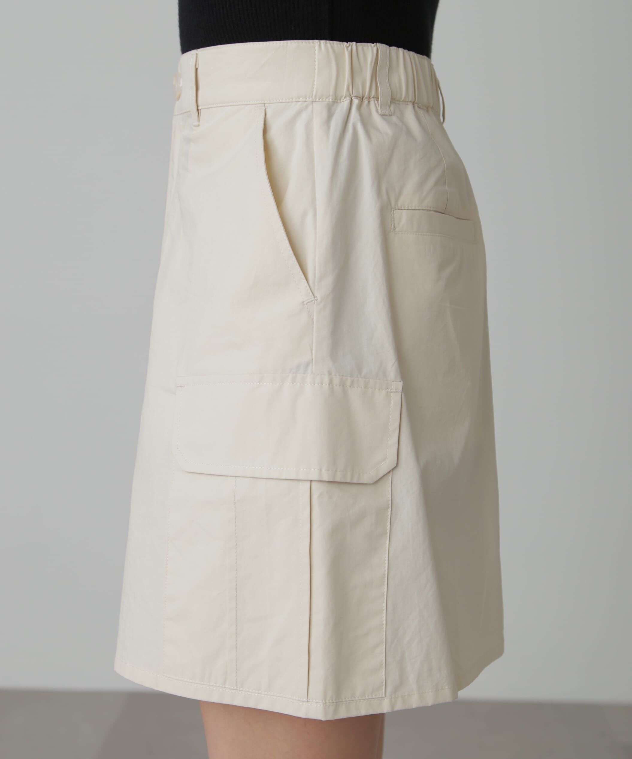  「コットンカーゴミニスカート」|スカート|