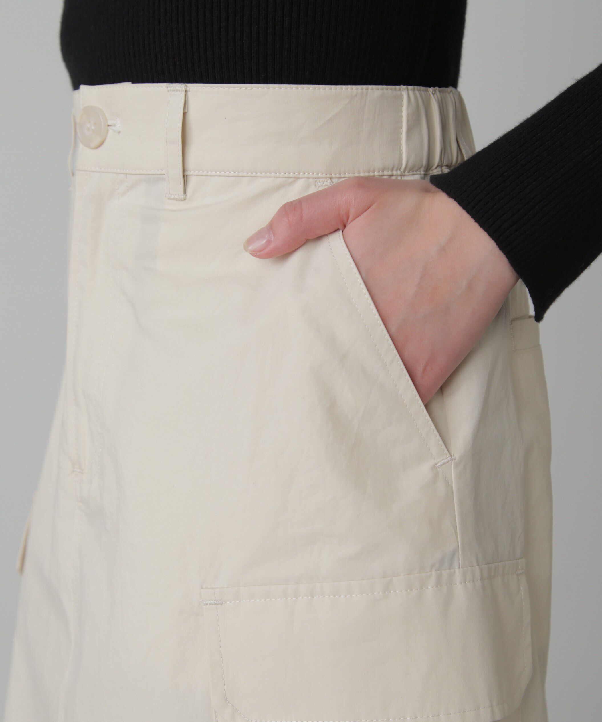  「コットンカーゴミニスカート」|スカート|