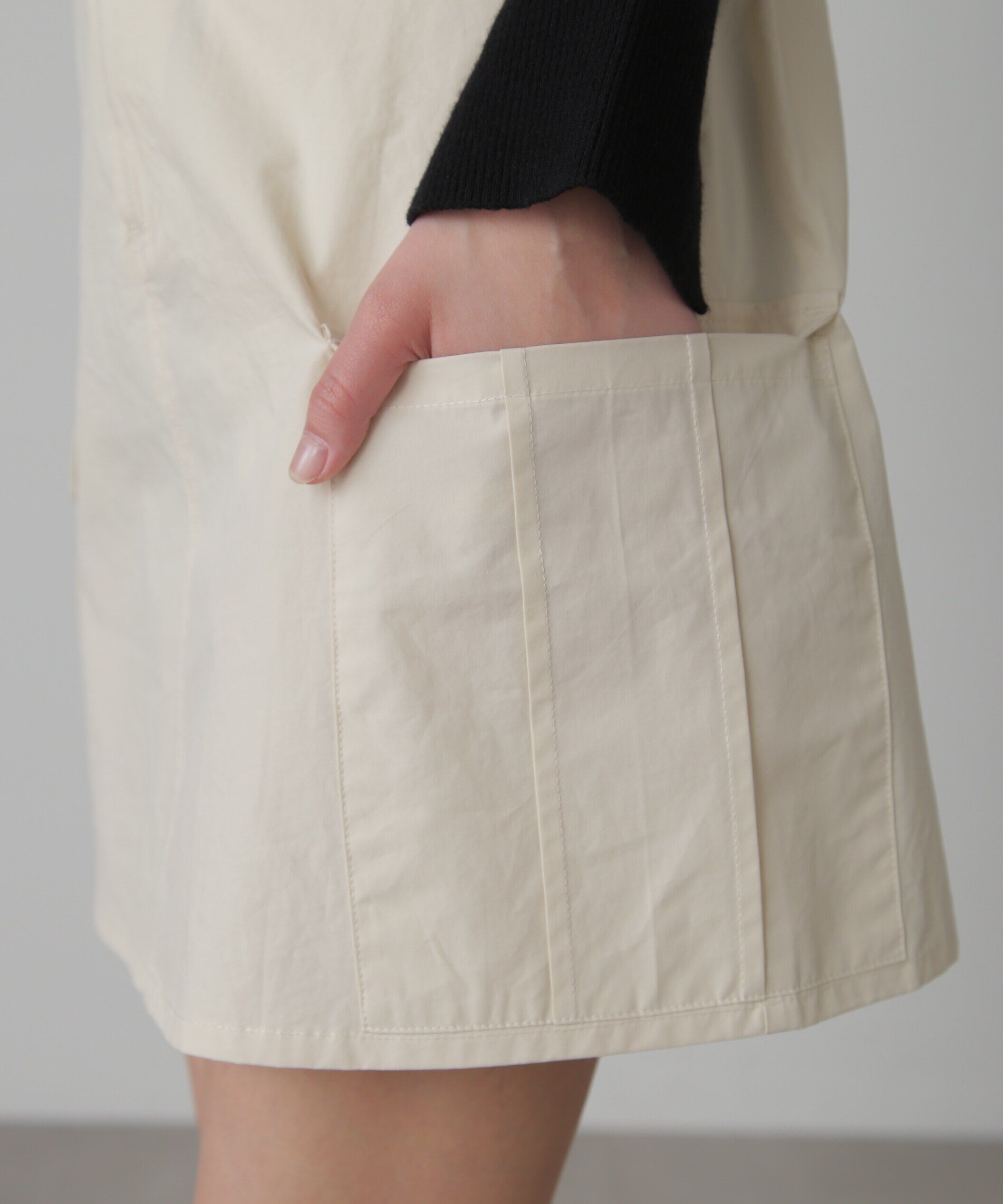  「コットンカーゴミニスカート」|スカート|
