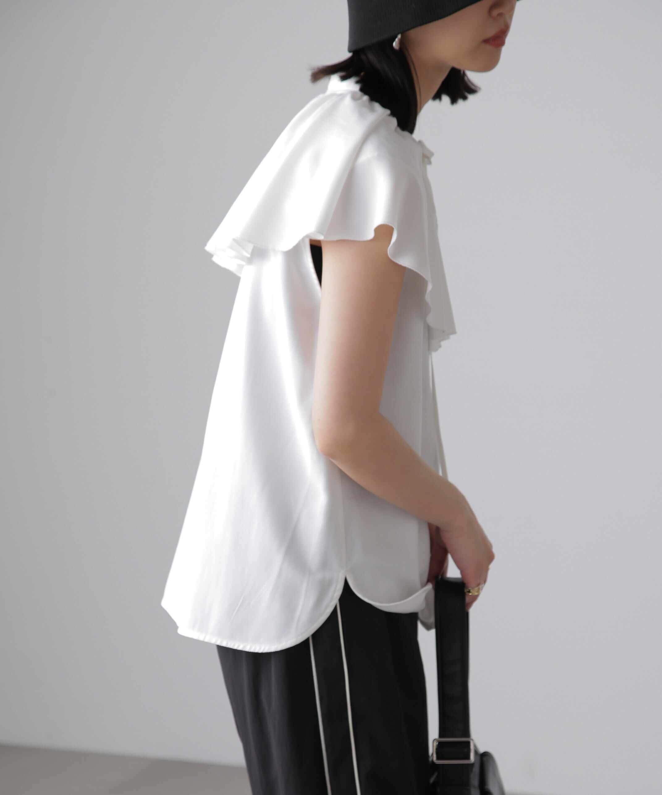  「マルチウェイフリルセットブラウス」|シャツ・ブラウス|