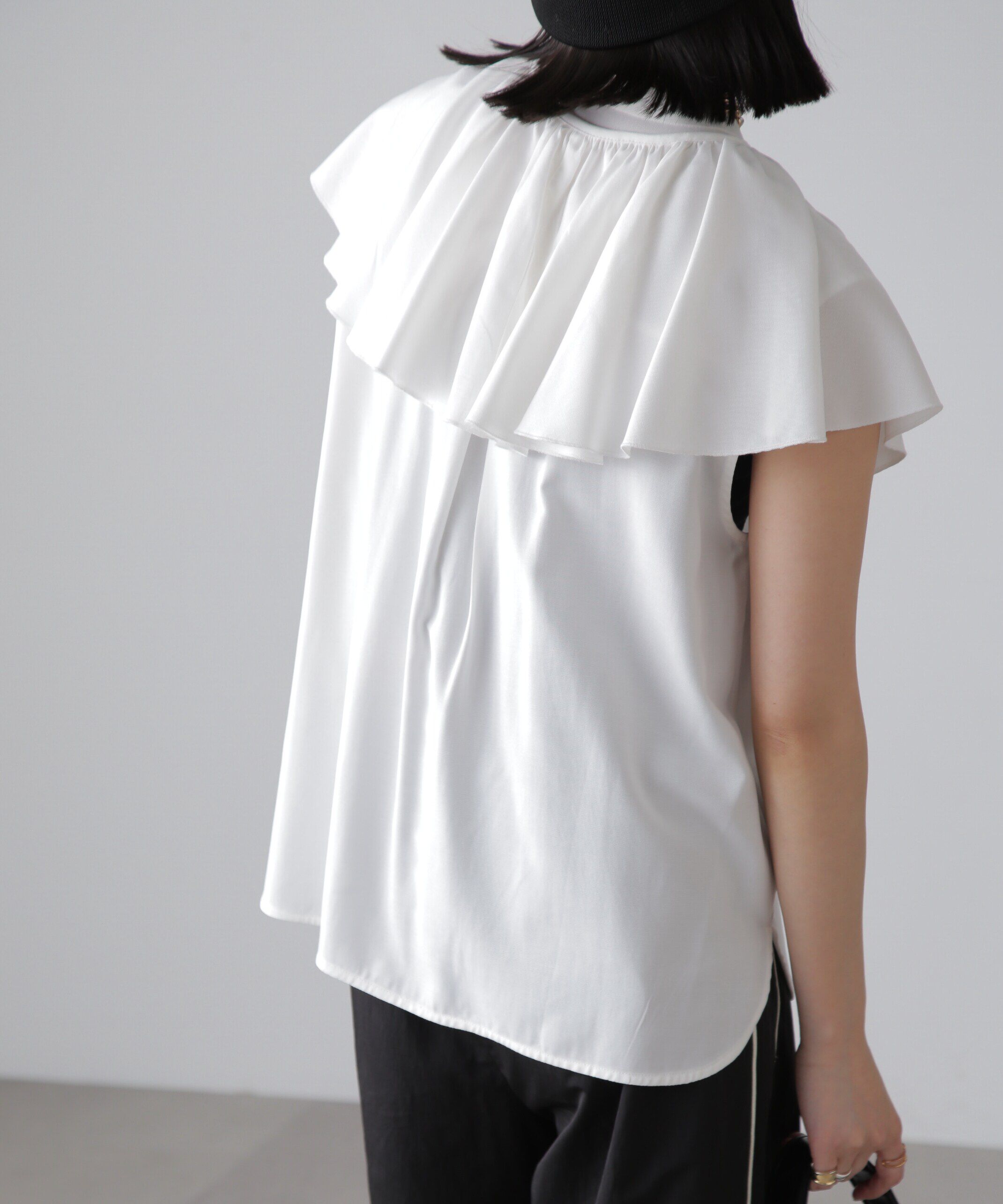  「マルチウェイフリルセットブラウス」|シャツ・ブラウス|