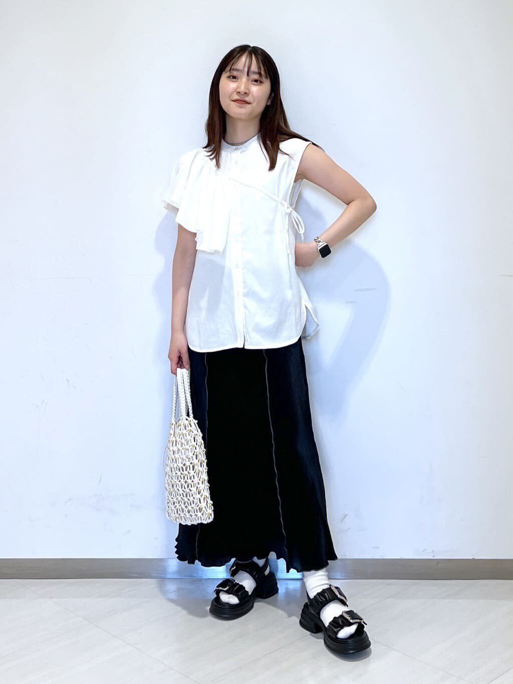  「マルチウェイフリルセットブラウス」|シャツ・ブラウス|