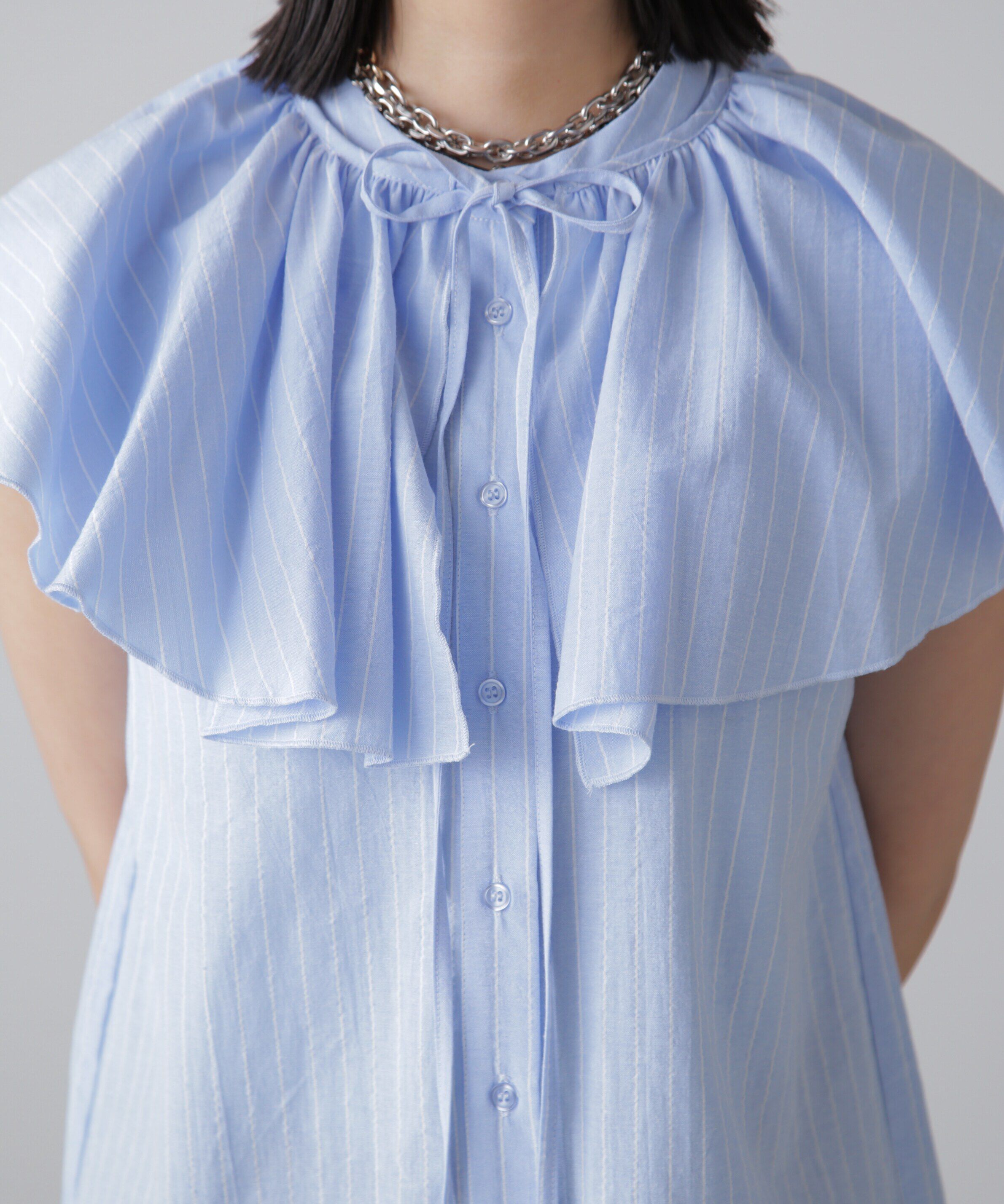  「マルチウェイフリルセットブラウス」|シャツ・ブラウス|