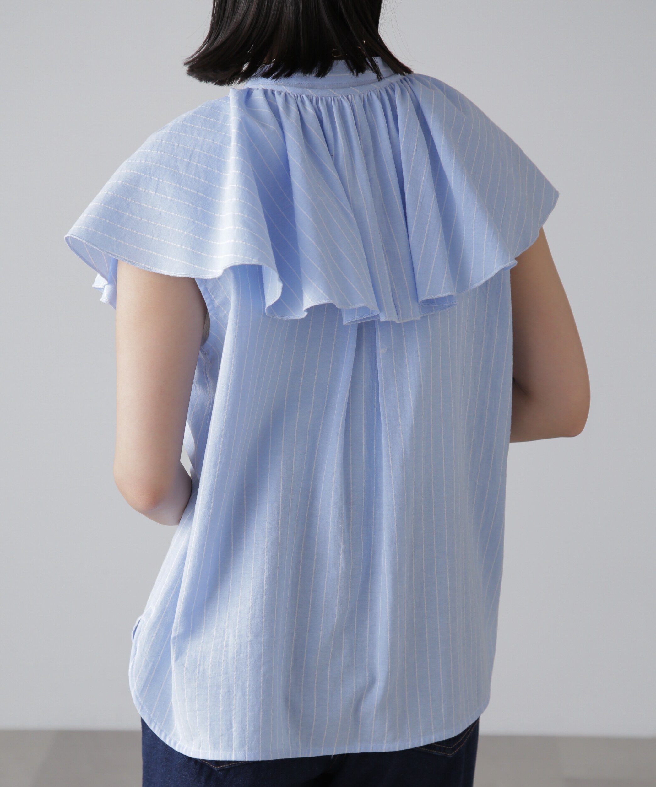  「マルチウェイフリルセットブラウス」|シャツ・ブラウス|