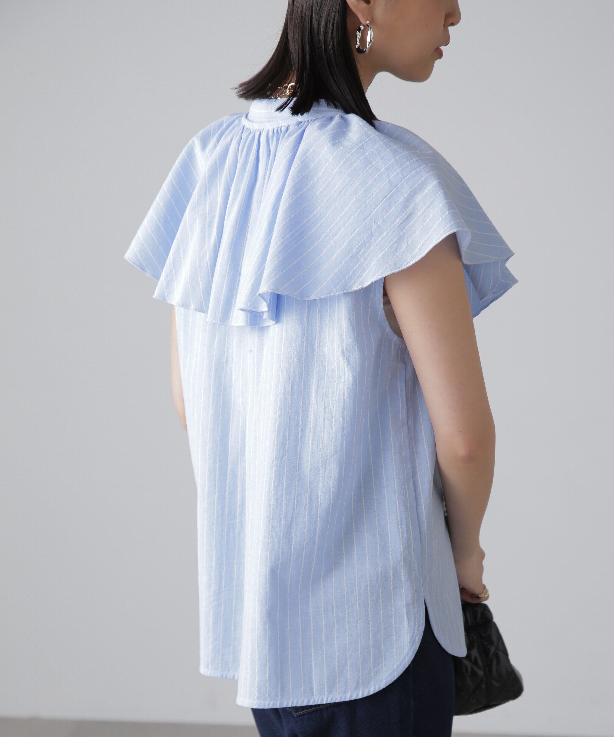  「マルチウェイフリルセットブラウス」|シャツ・ブラウス|