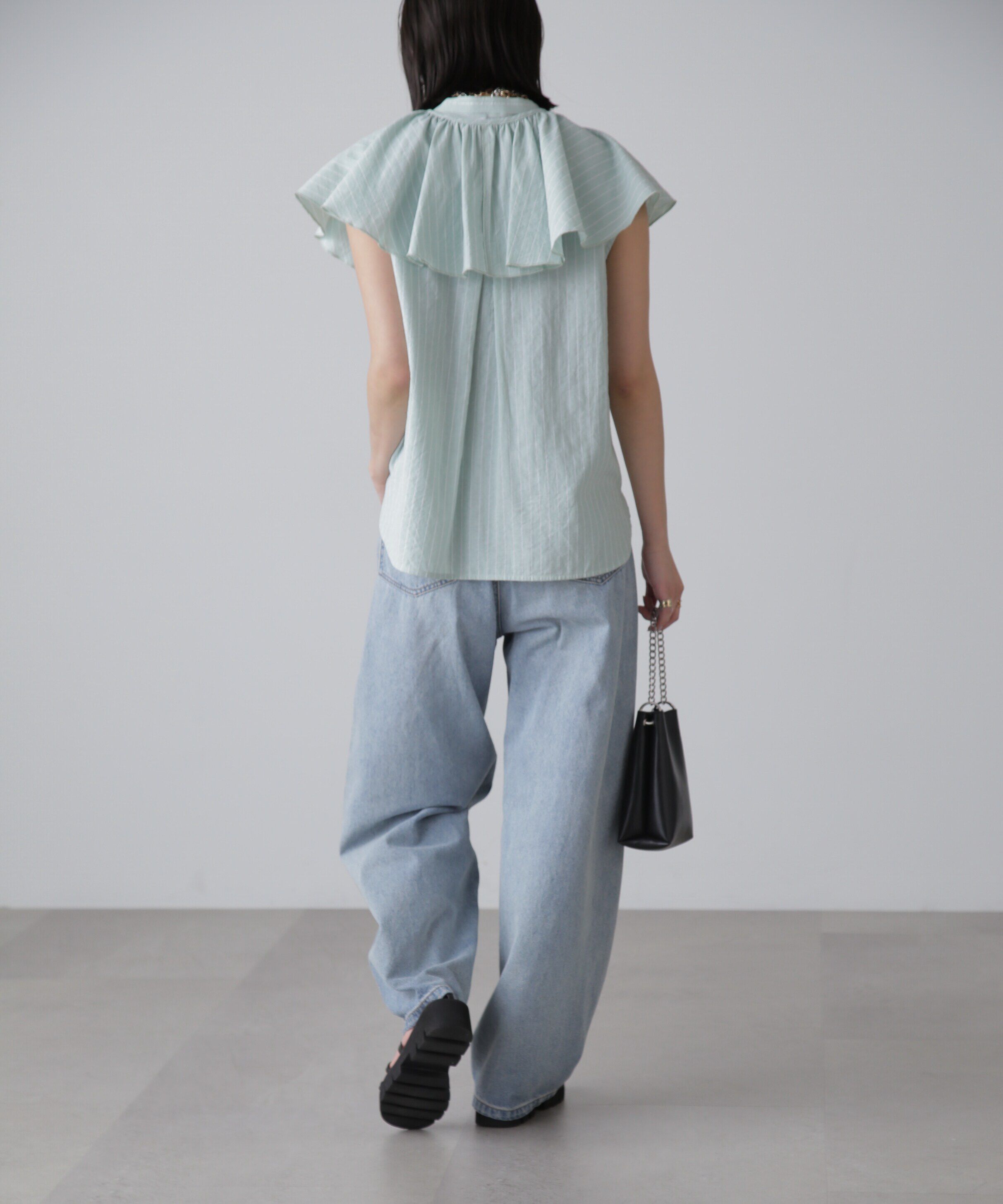  「マルチウェイフリルセットブラウス」|シャツ・ブラウス|