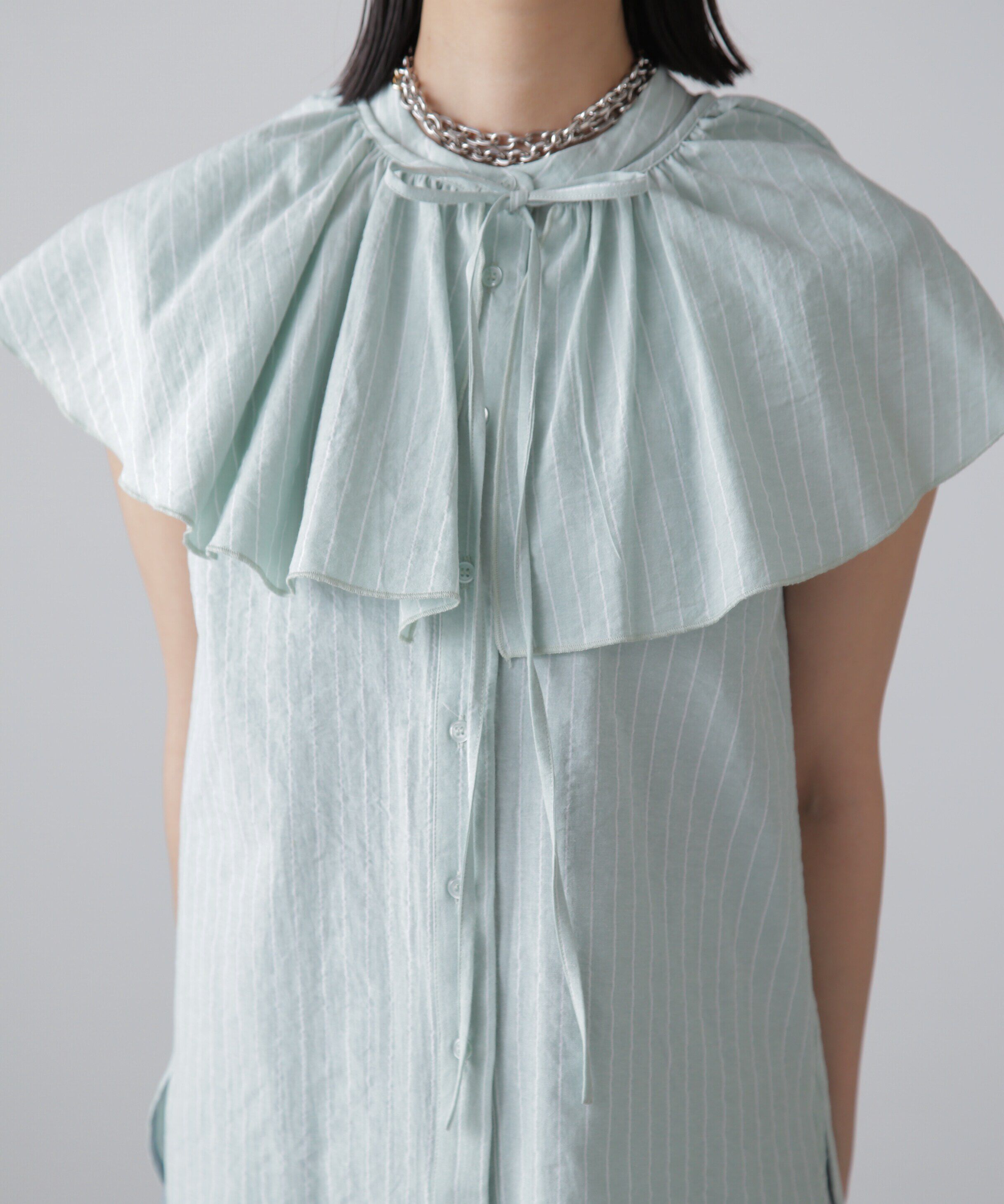  「マルチウェイフリルセットブラウス」|シャツ・ブラウス|