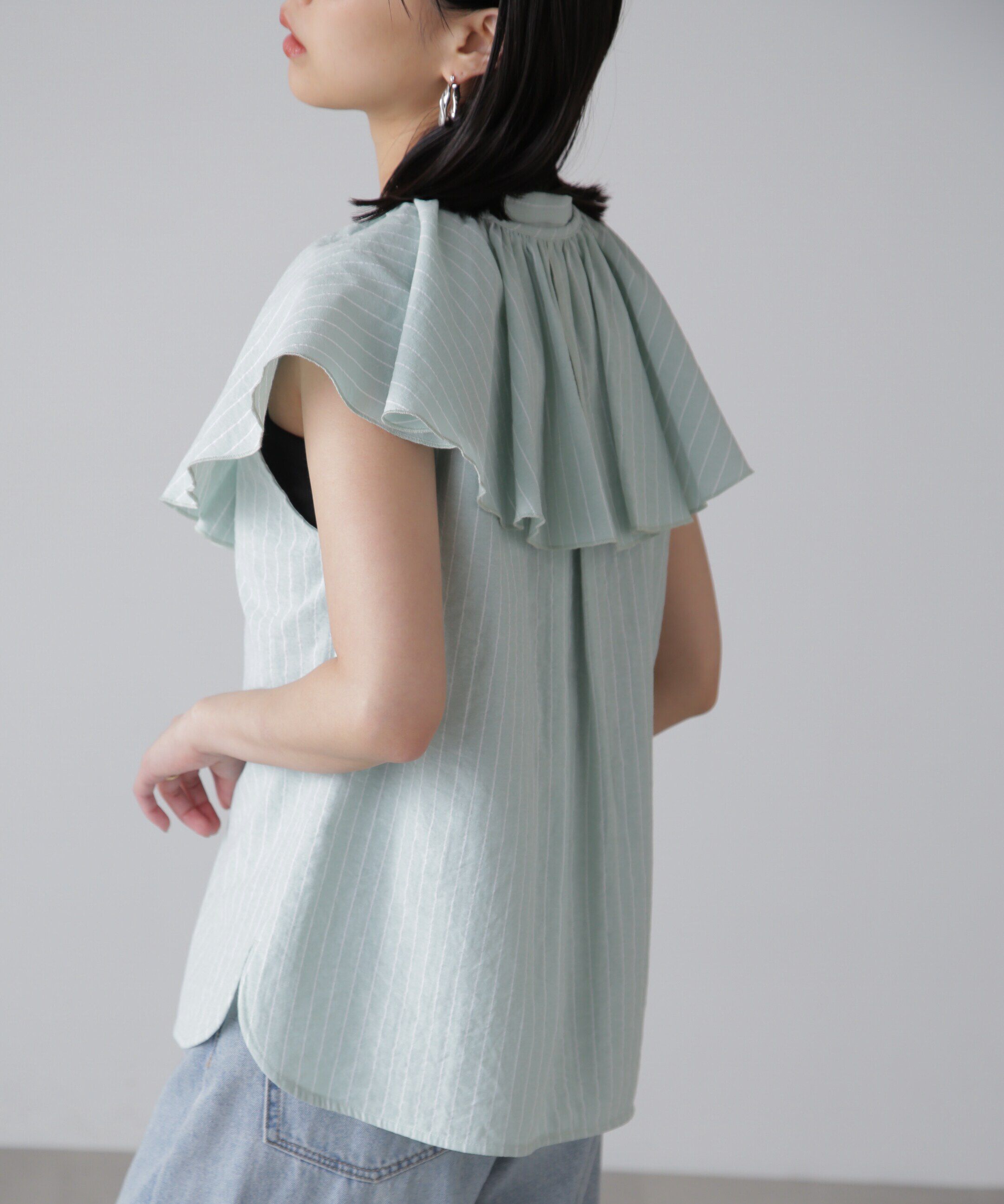  「マルチウェイフリルセットブラウス」|シャツ・ブラウス|