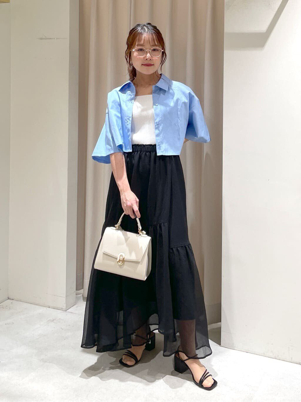  「コンパクトオフショルリブニット」|ニット・セーター|