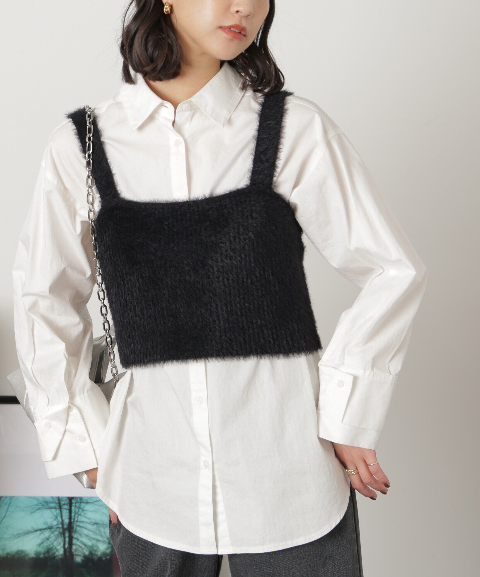  「シャギービスチェ」|ニット・セーター|