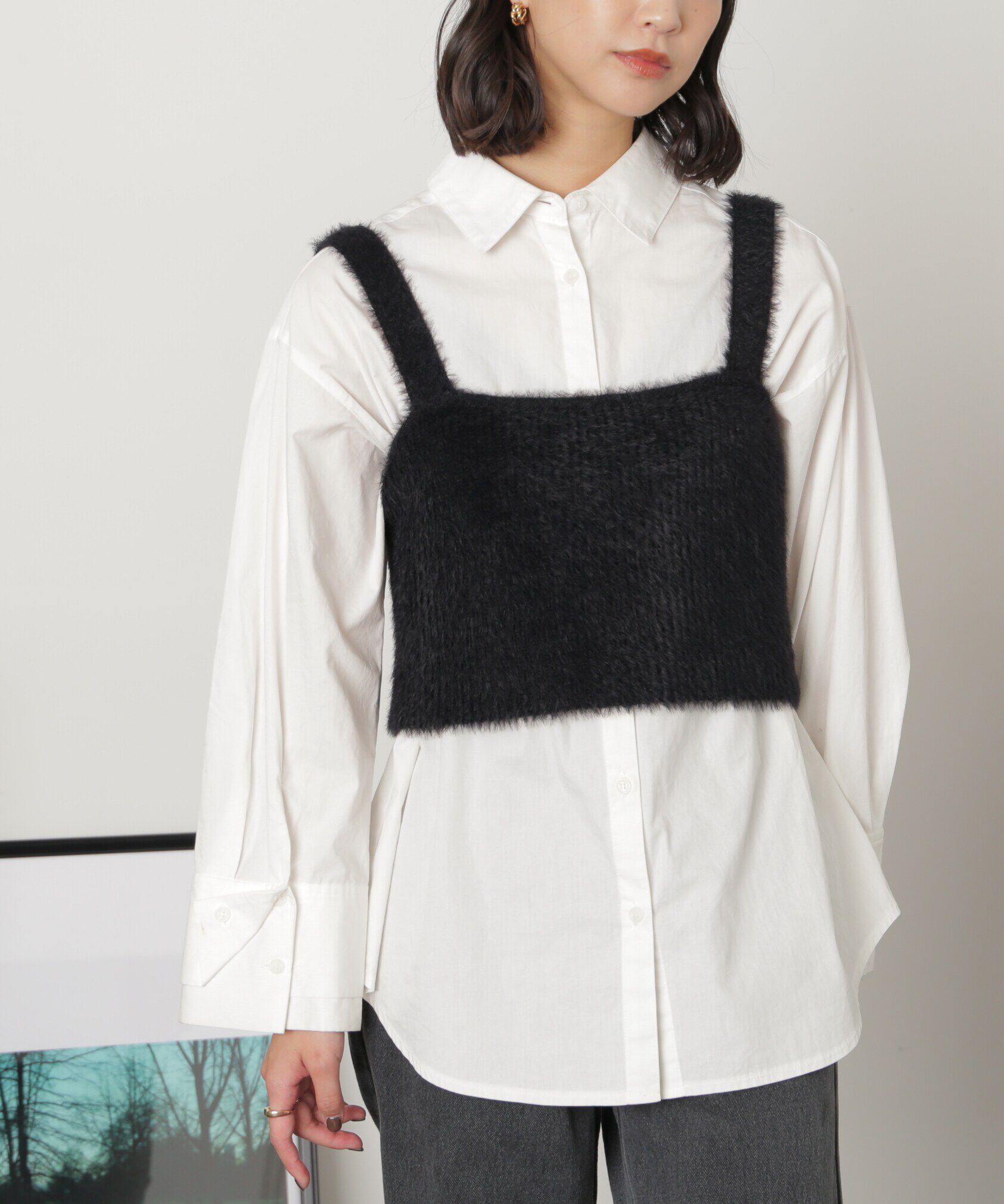  「シャギービスチェ」|ニット・セーター|