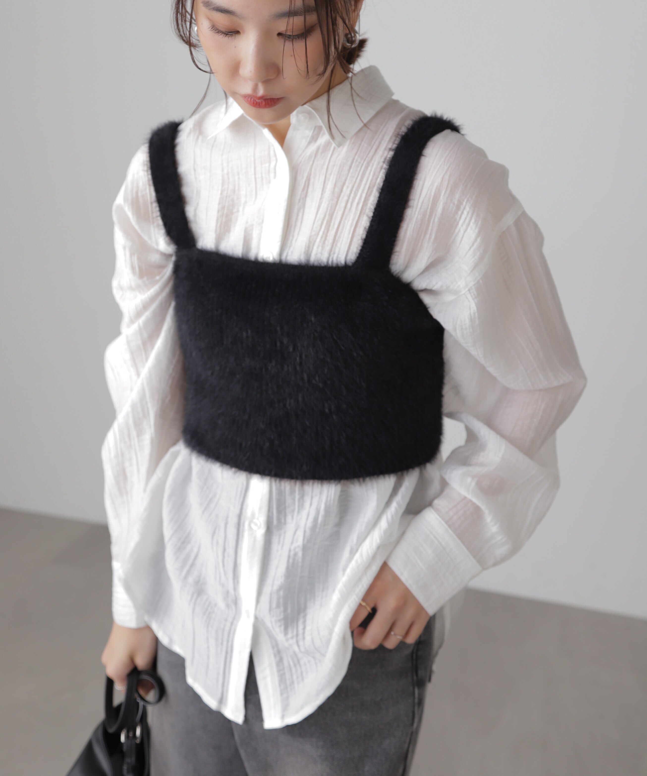  「シャギービスチェ」|ニット・セーター|