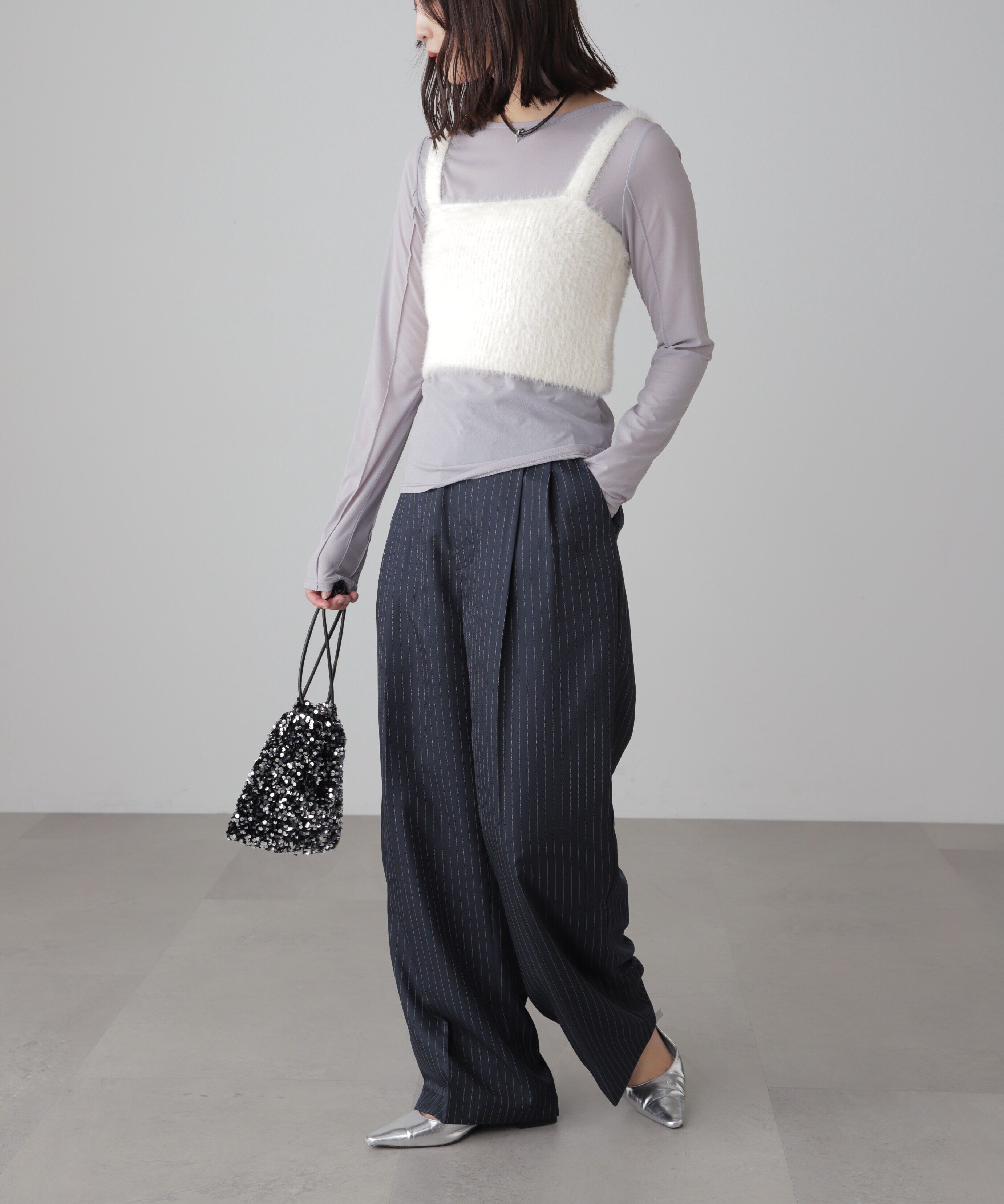  「シャギービスチェ」|ニット・セーター|