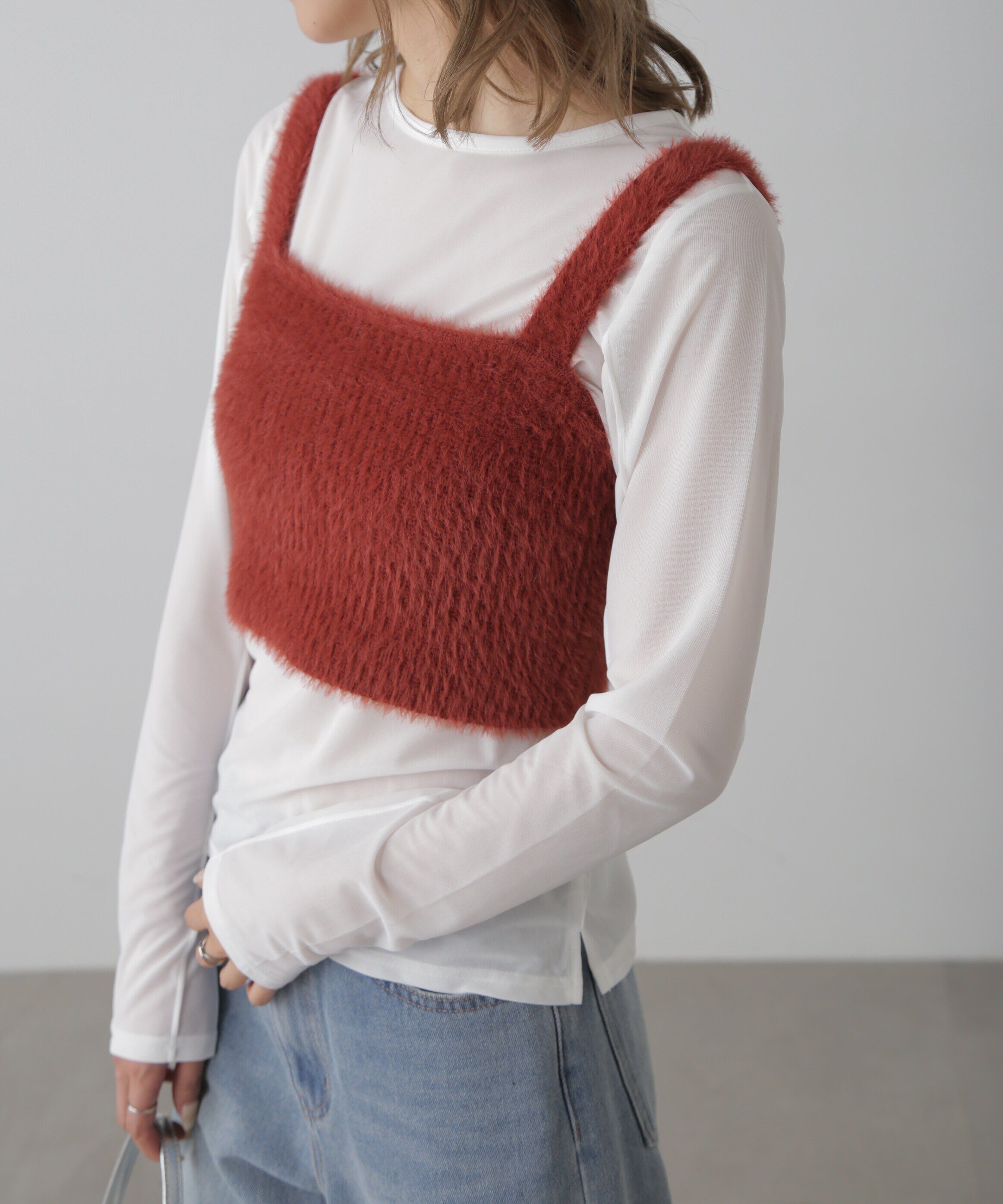  「シャギービスチェ」|ニット・セーター|