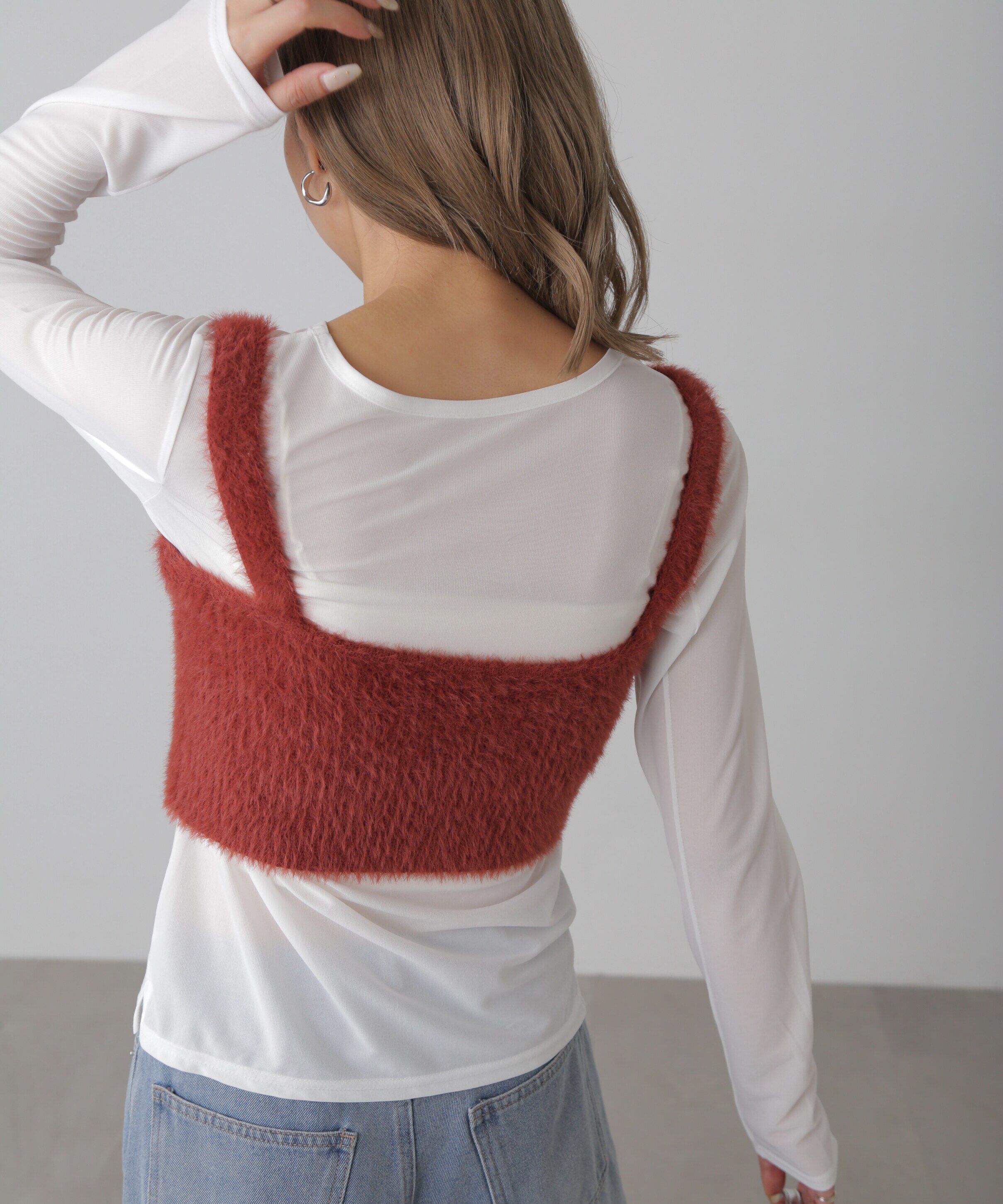  「シャギービスチェ」|ニット・セーター|