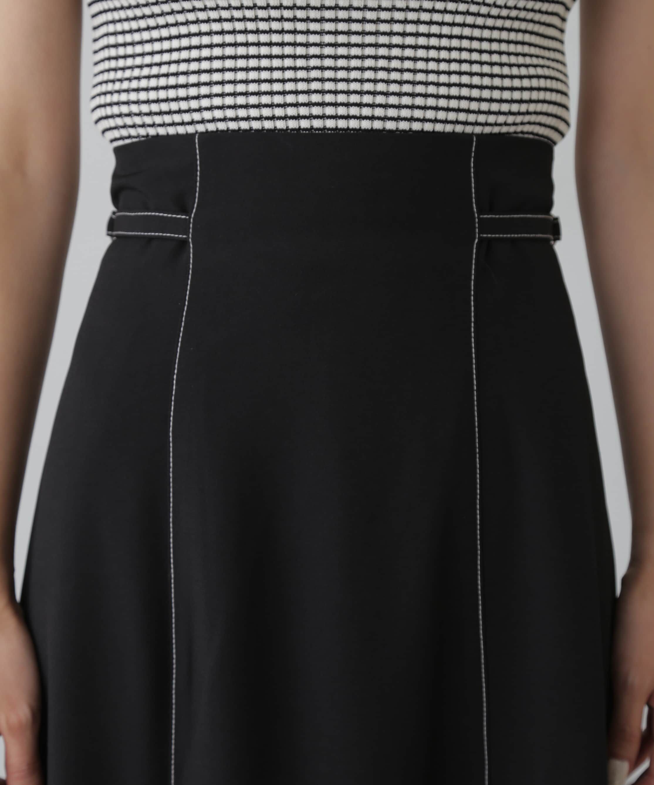  「[低身長サイズ/Sシリーズ]配色ステッチサイドベルトマーメイドスカート」|スカート|