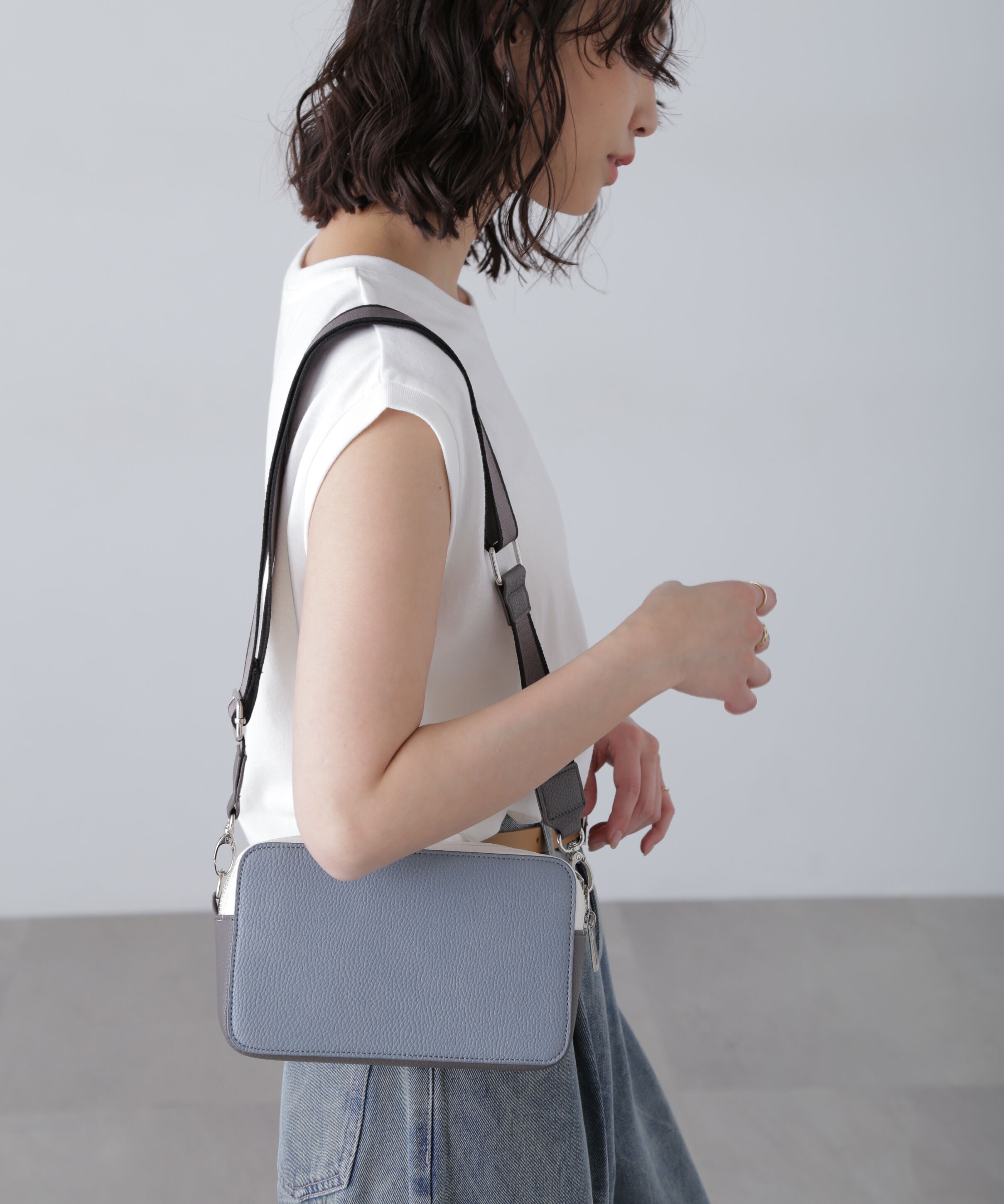  「Ｗジップバッグ」|その他|ブルー