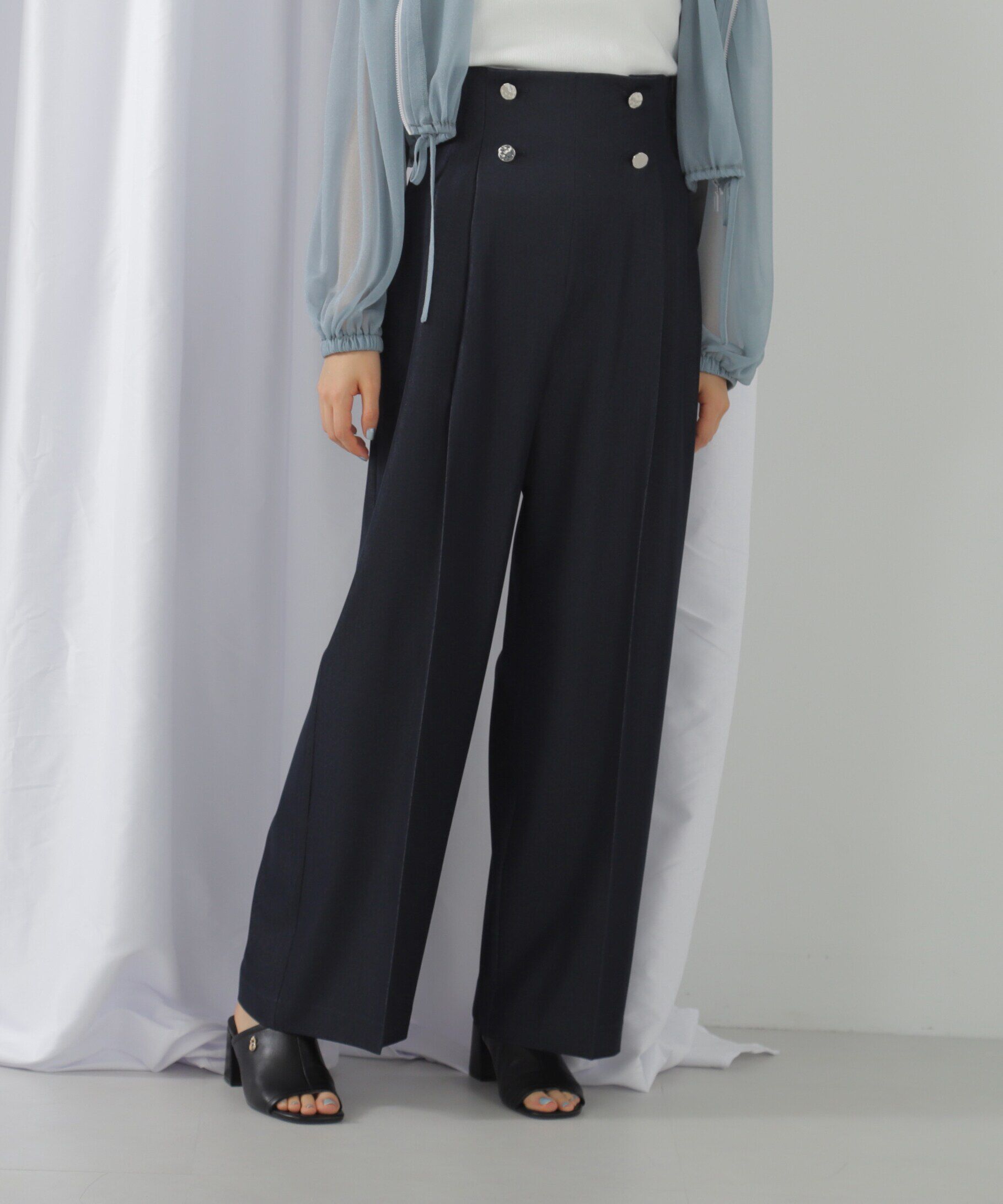  「ハンマーメタルワイドパンツ」|その他|インディゴ