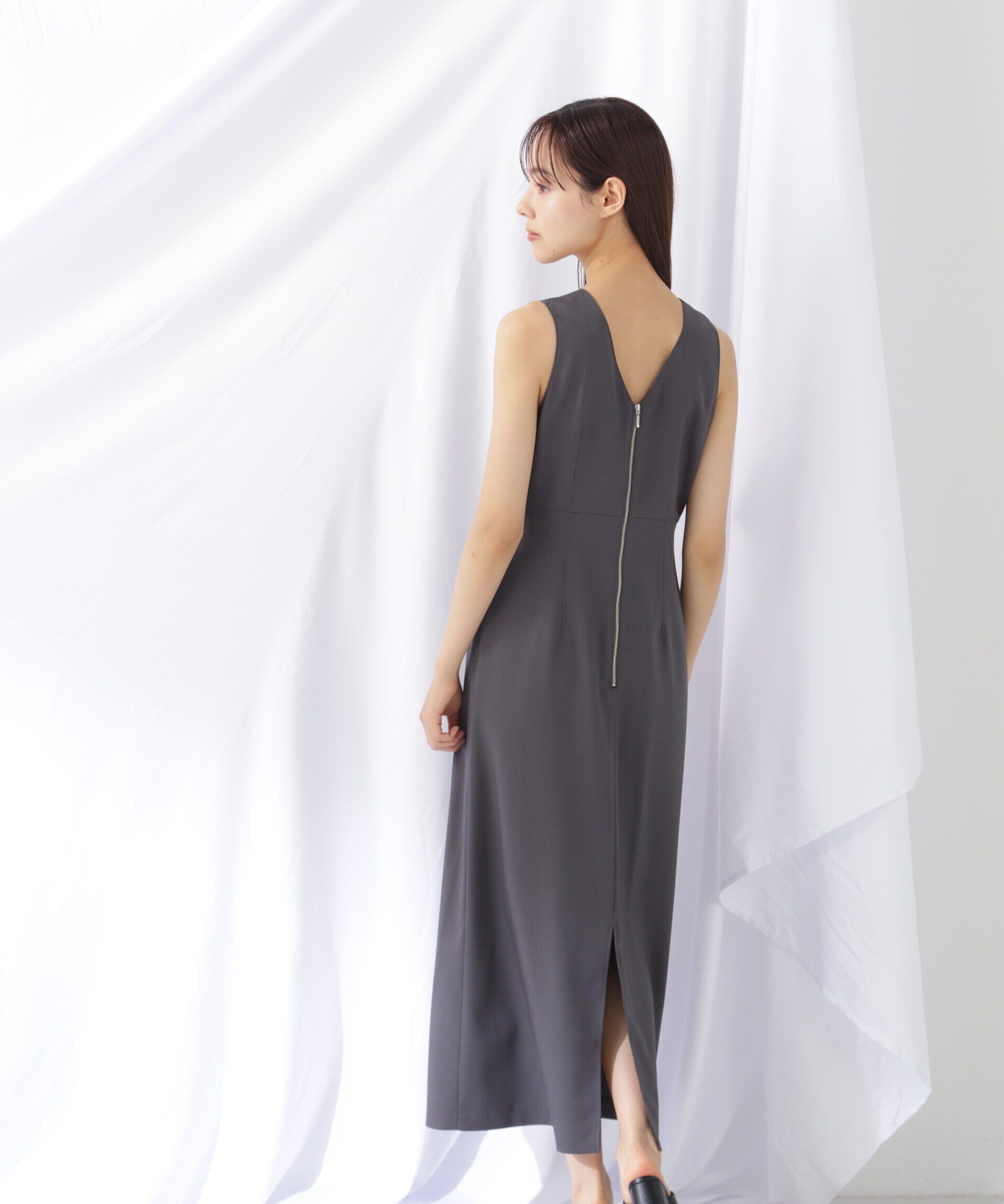  「<セットアップ対応＞ドライクロス ナローワンピース」|ワンピース|