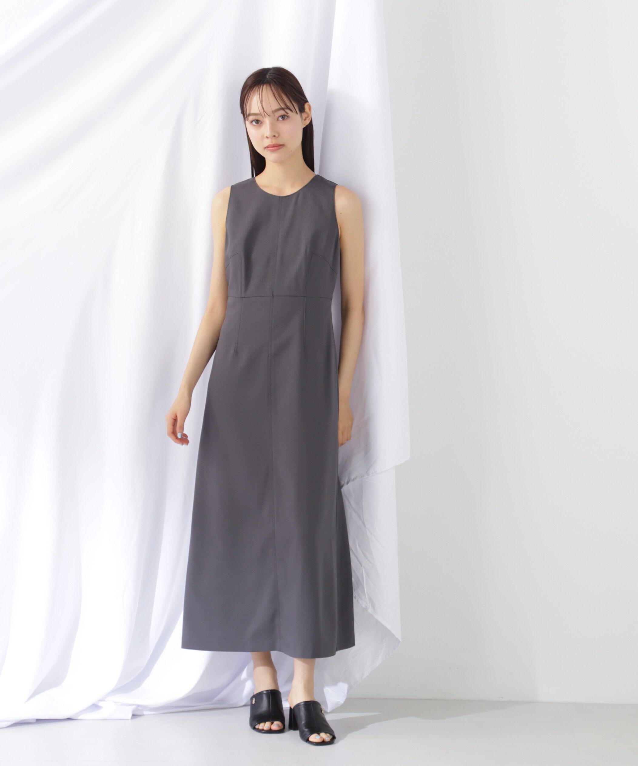  「<セットアップ対応＞ドライクロス ナローワンピース」|ワンピース|