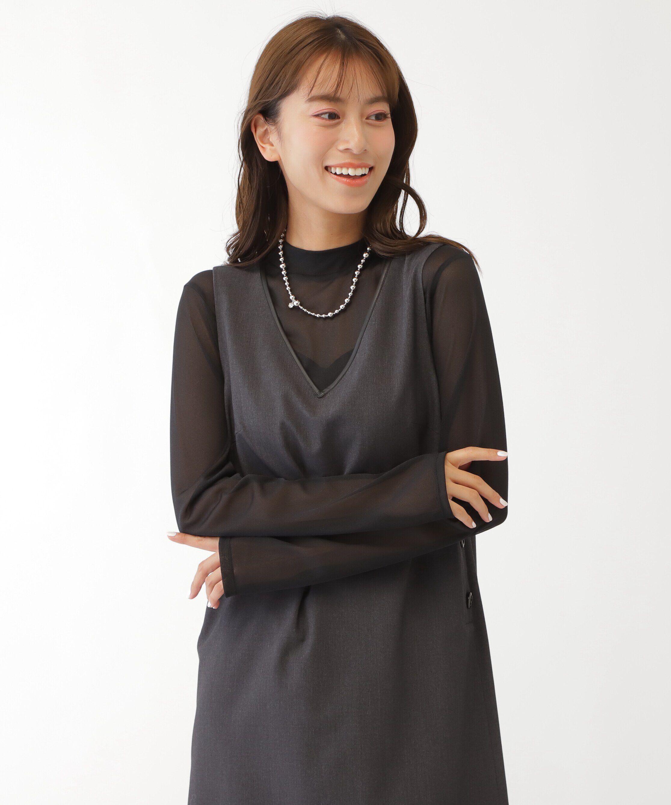  「バリエーションシアーカットソー」|Tシャツ・カットソー|