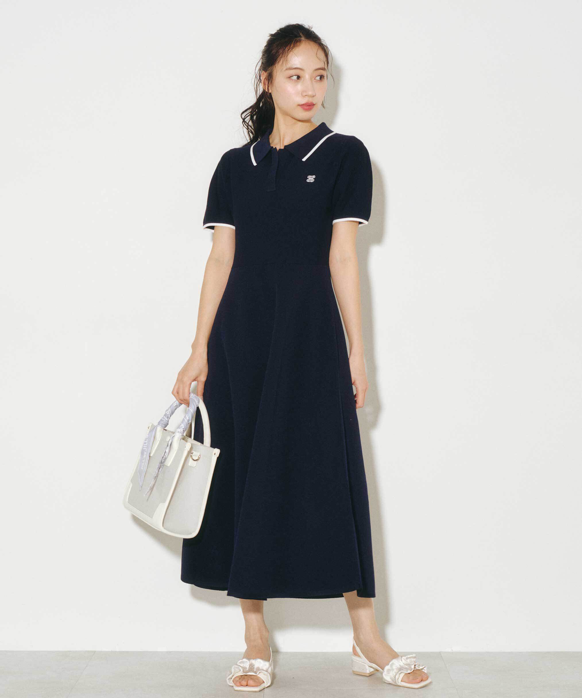  「半袖ポロシャツワンピース」|ワンピース|
