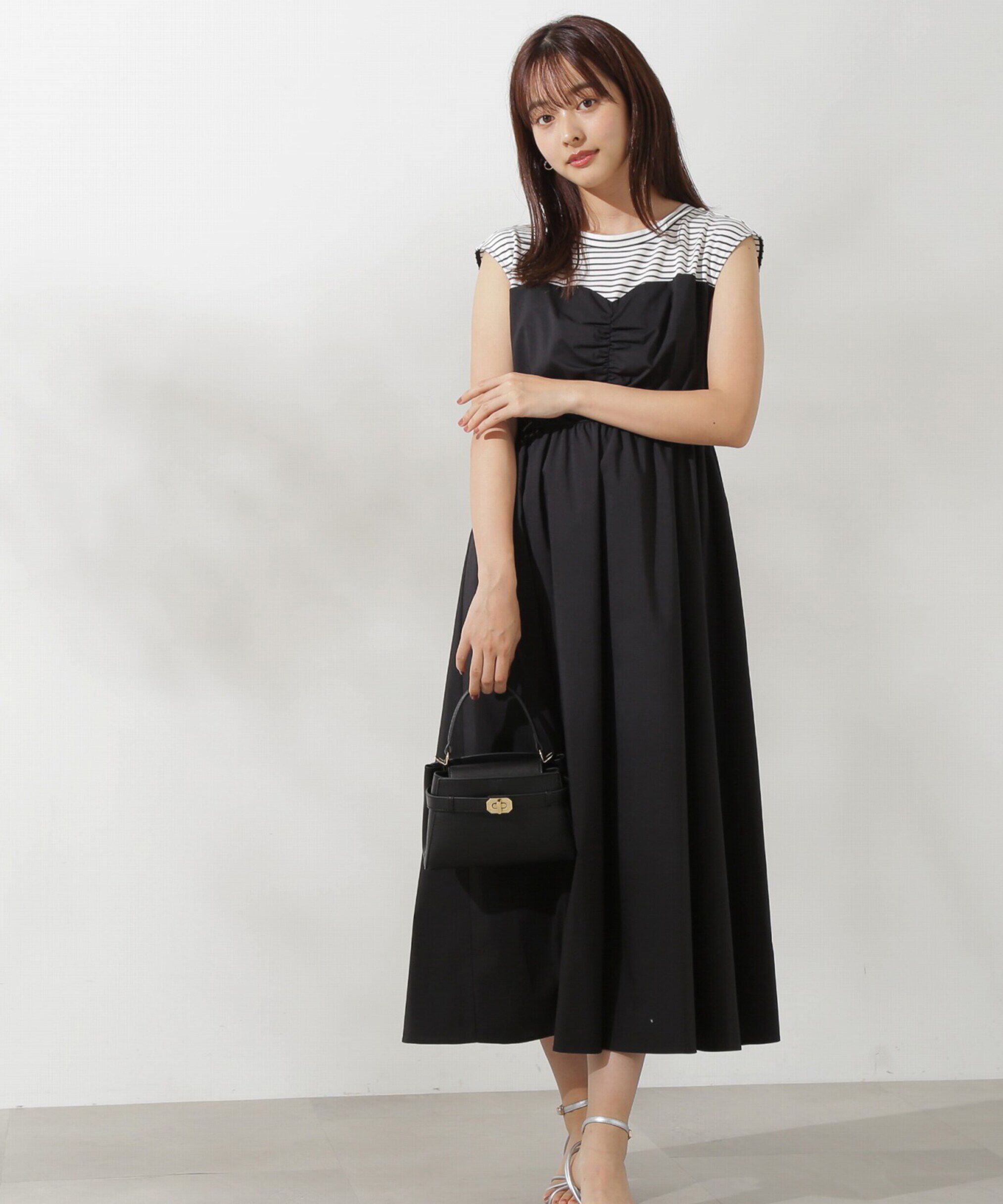 PROPORTION BODY DRESSING「カットドッキングワンピース」|ワンピース|エクリュ&times;ブ  1