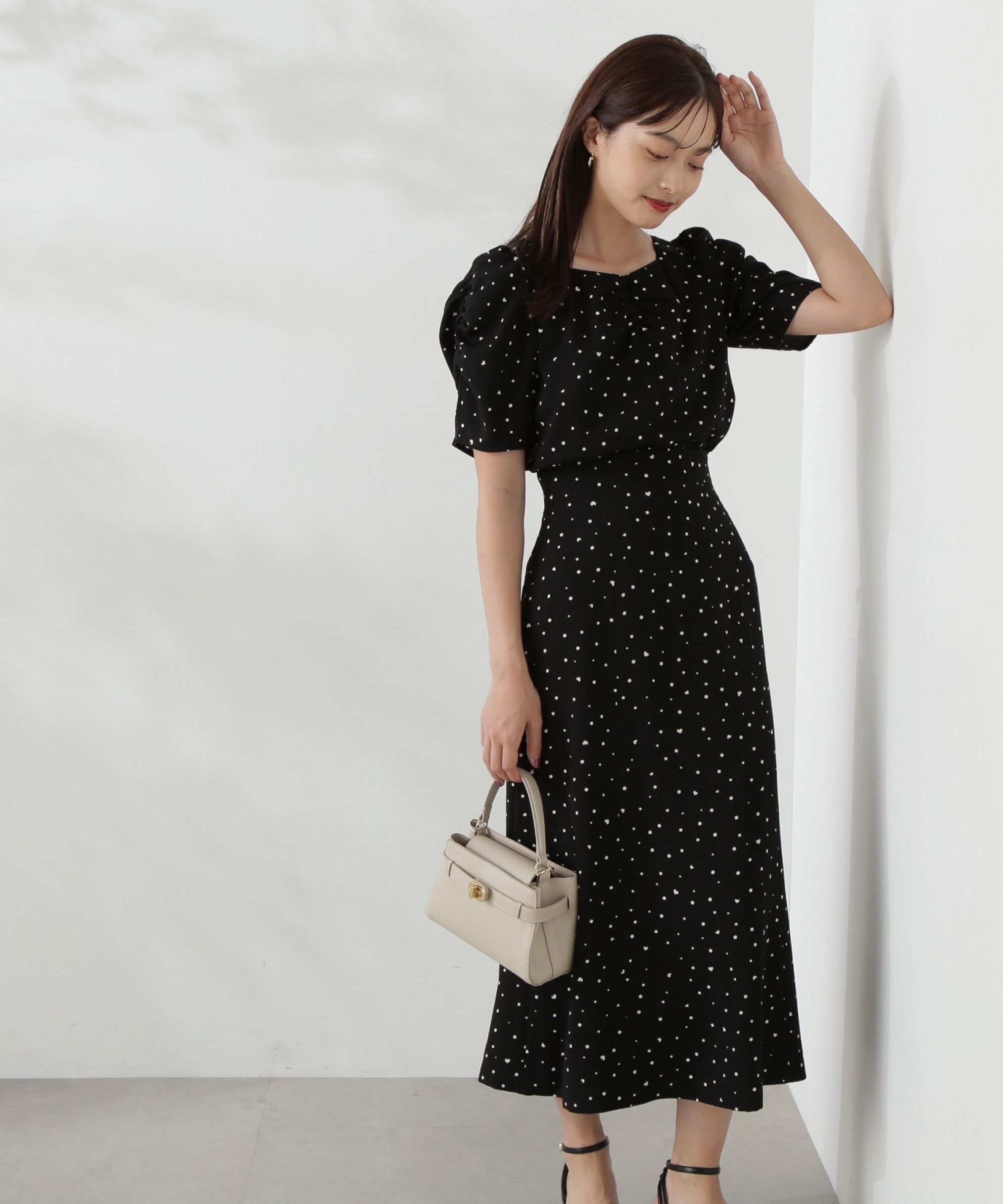 PROPORTION BODY DRESSING「ハートドットナロースカート」|スカート|