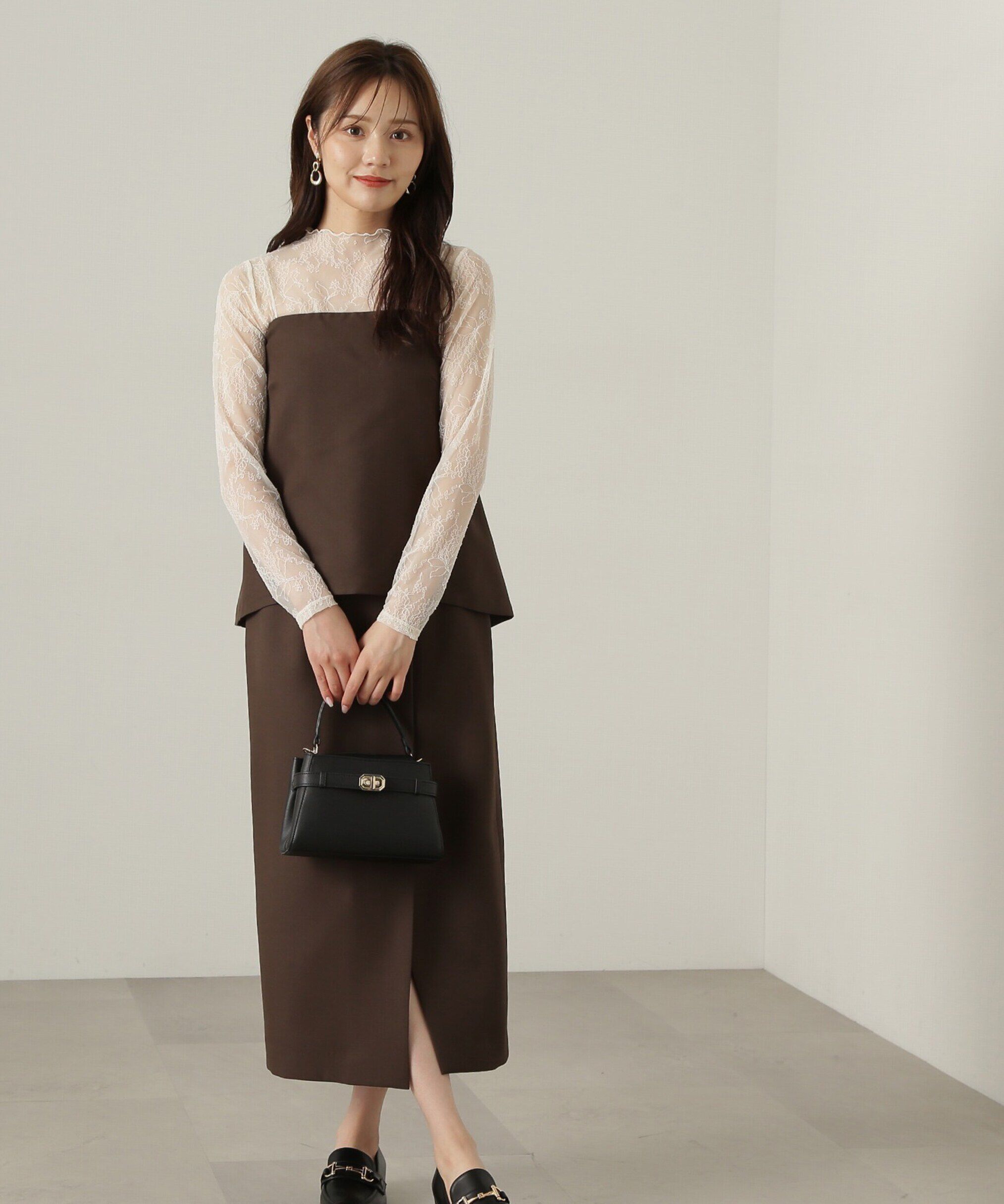 PROPORTION BODY DRESSING「シアーレースカットソー24AW」|Tシャツ・カットソー|