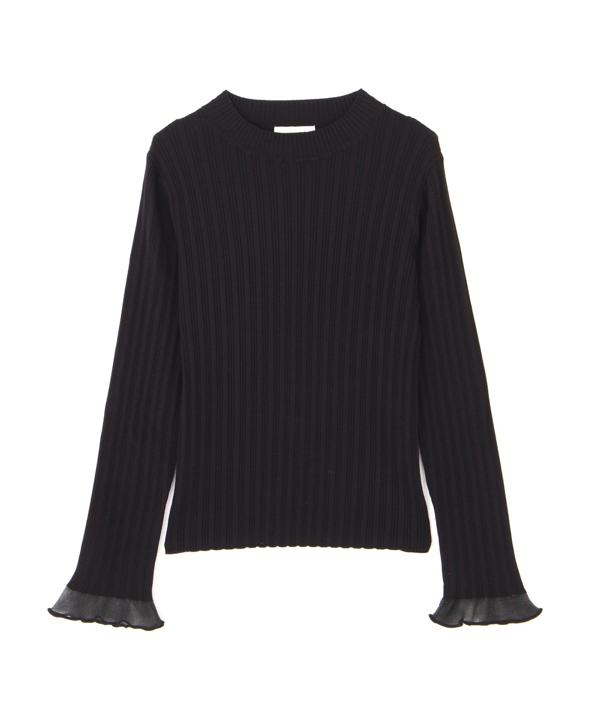 PROPORTION BODY DRESSING「袖シアーリブニット」|ニット・セーター|