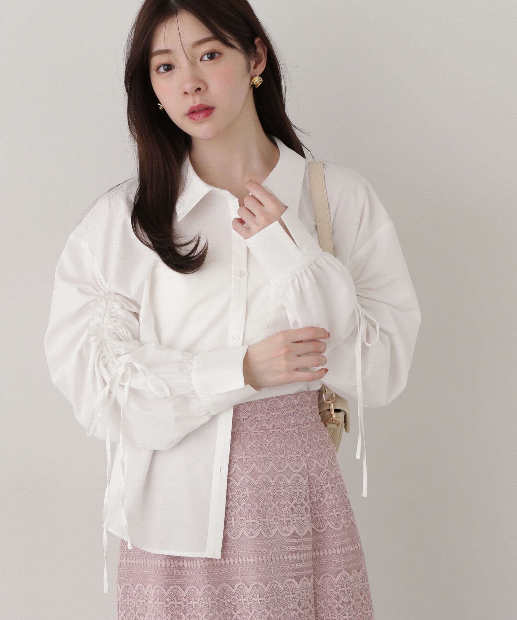 PROPORTION BODY DRESSING「リボンシャツ」|シャツ・ブラウス|