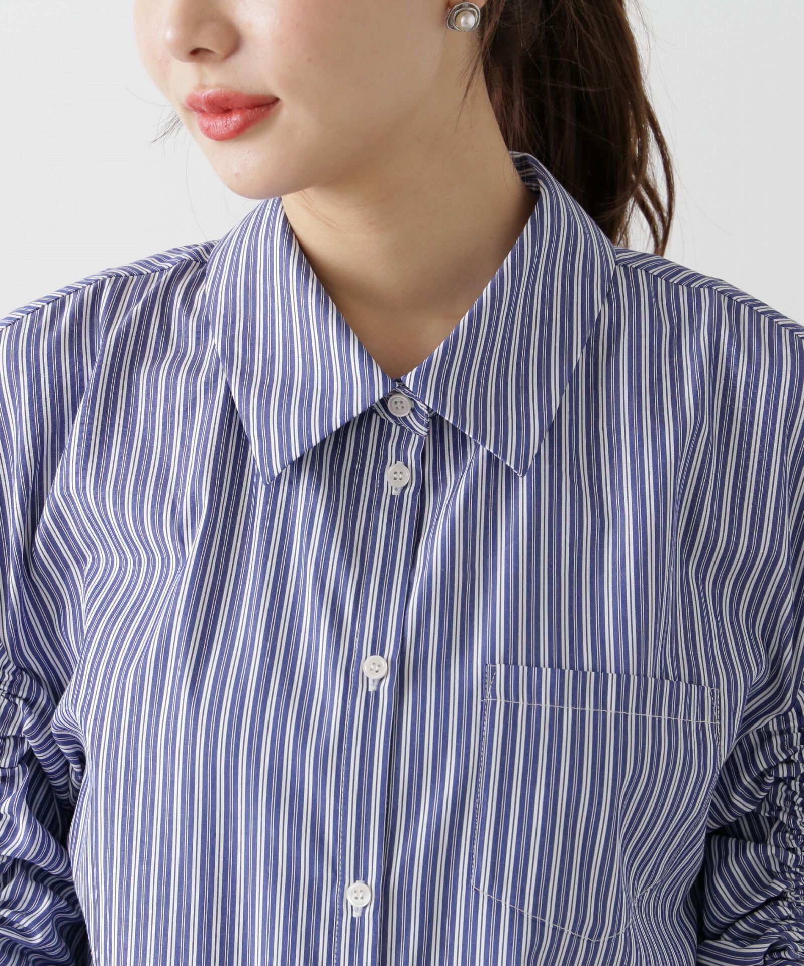 PROPORTION BODY DRESSING「リボンシャツ」|シャツ・ブラウス|