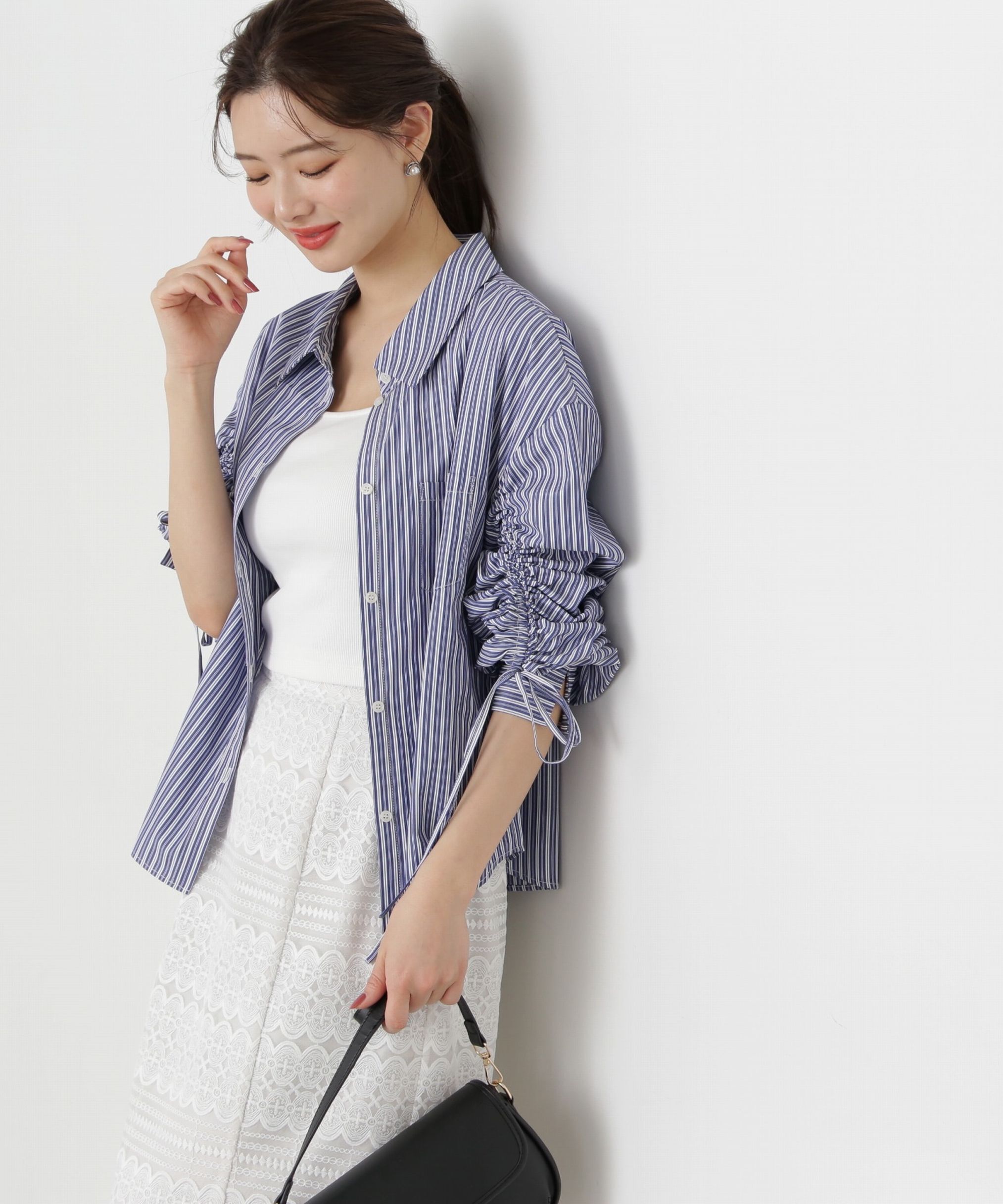 PROPORTION BODY DRESSING「リボンシャツ」|シャツ・ブラウス|