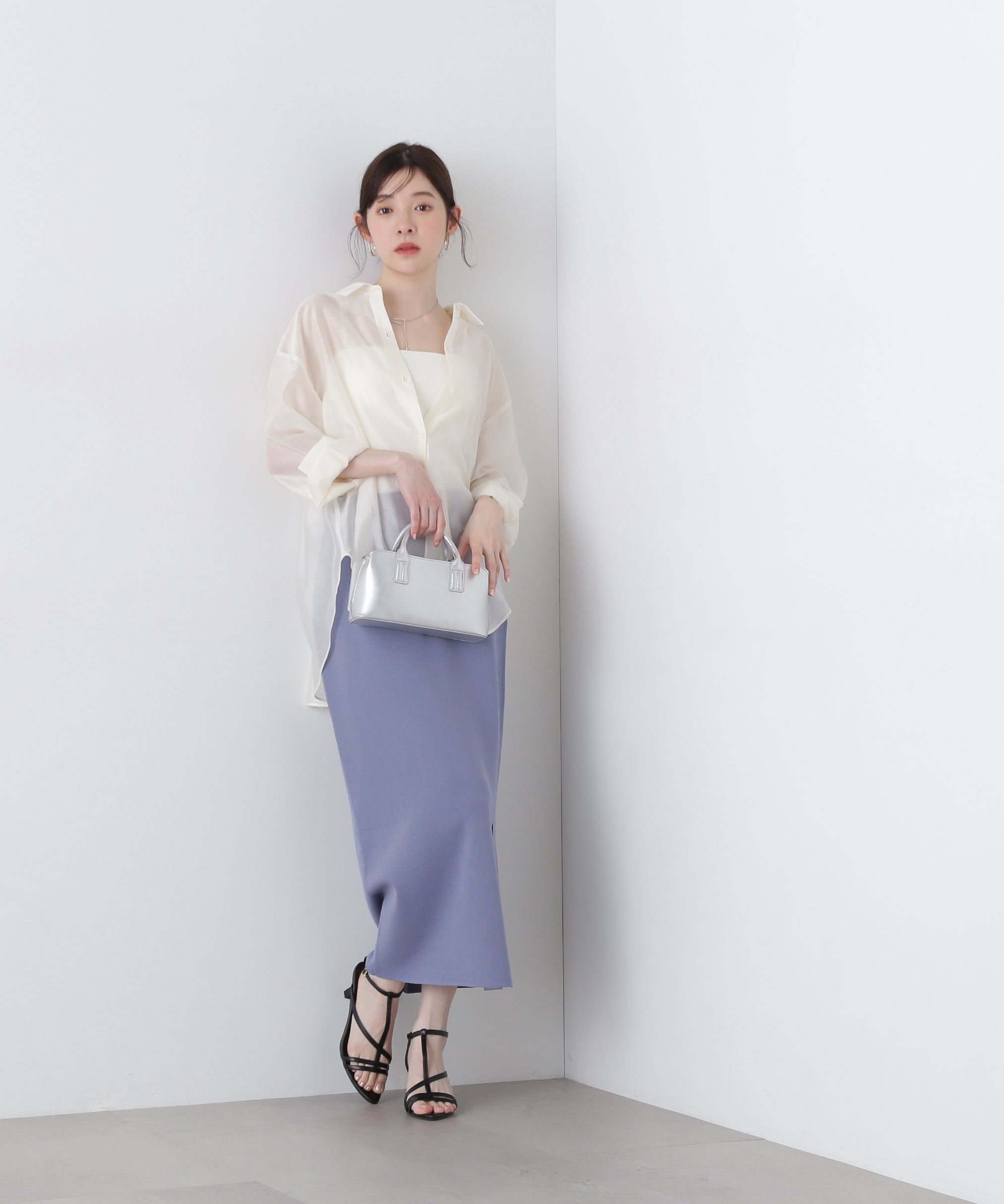 PROPORTION BODY DRESSING「シアーシャーリングブラウス」|シャツ・ブラウス|