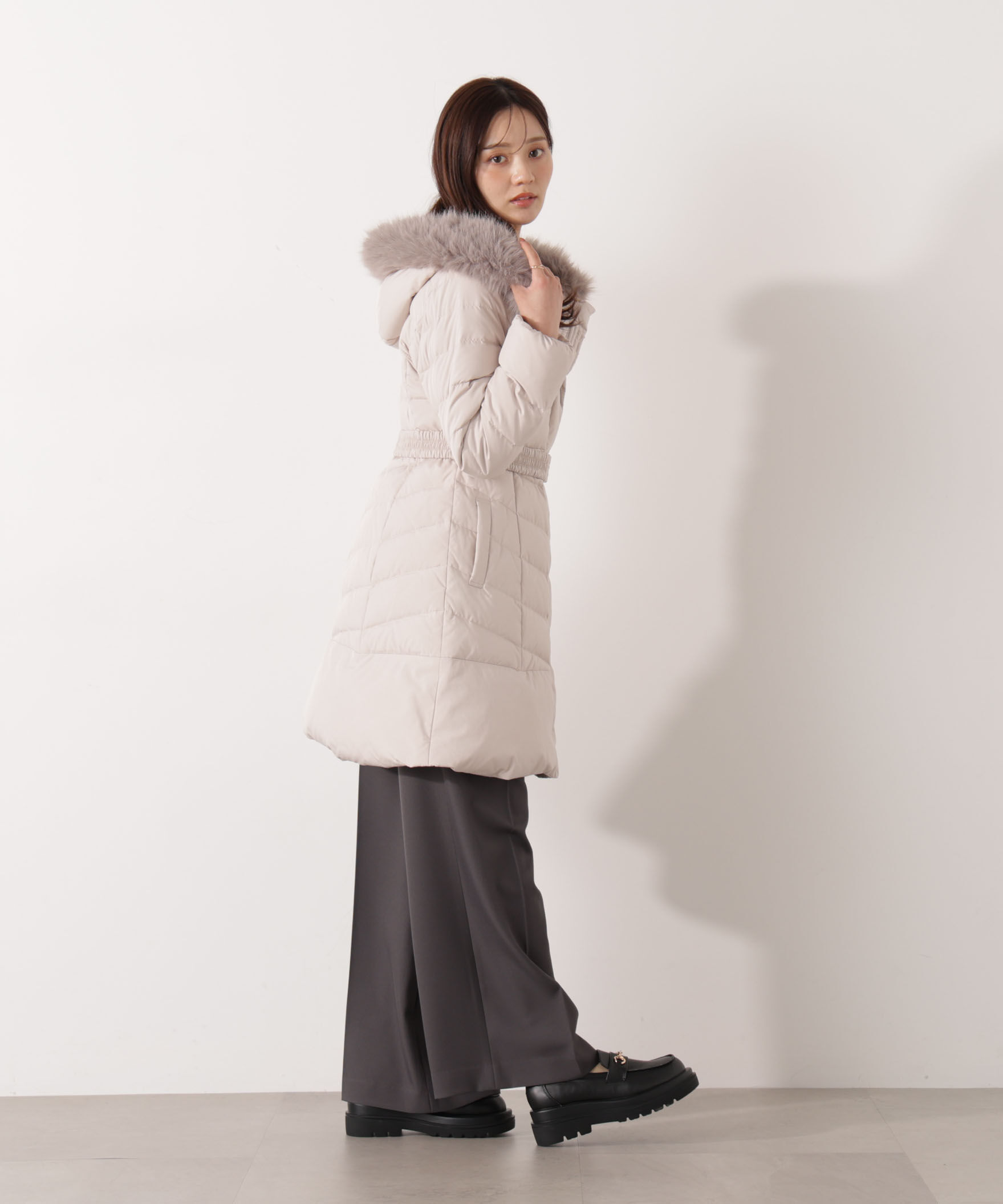 PROPORTION BODY DRESSING「ベルト付ダウン 25AW」|その他|