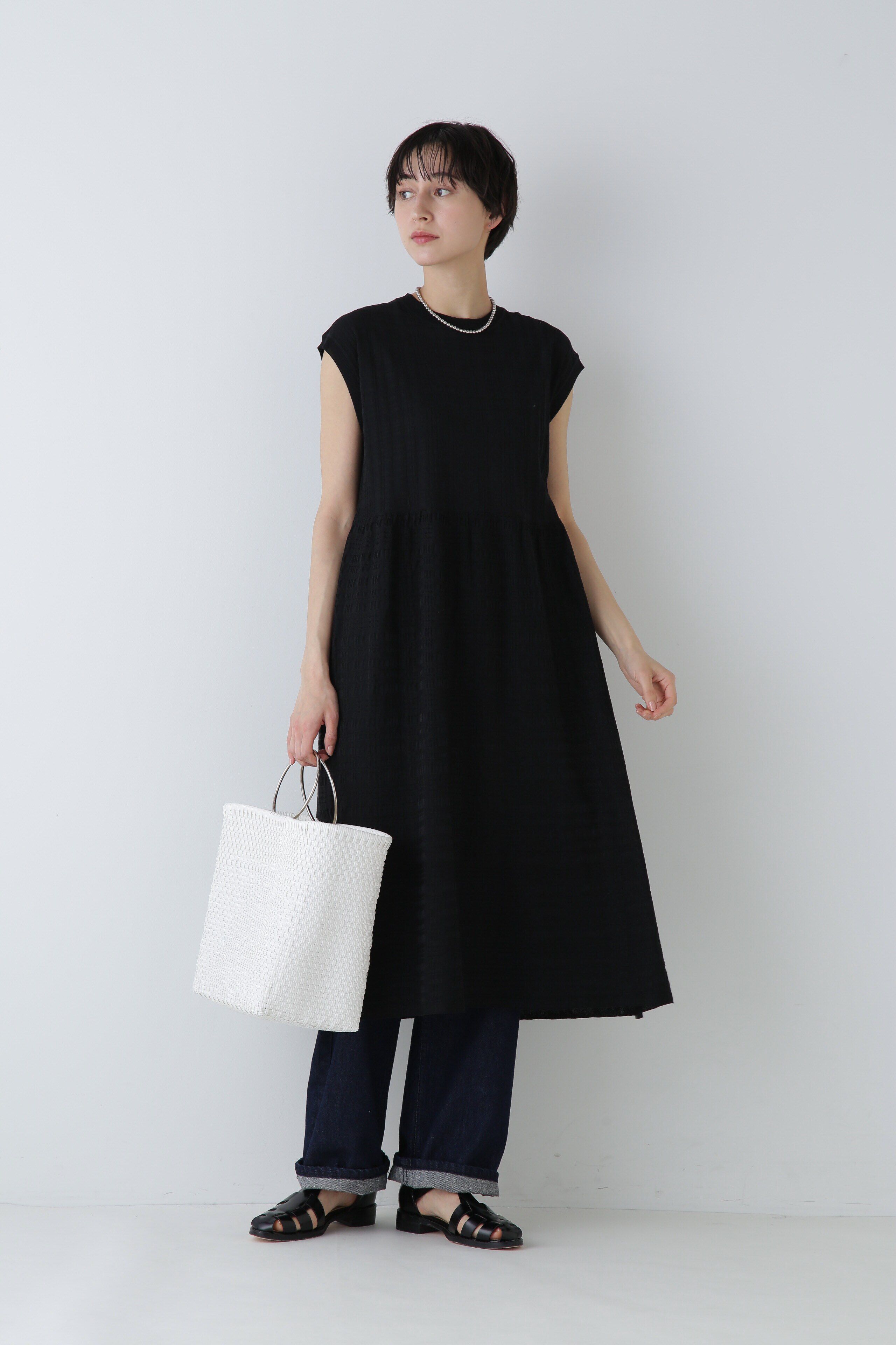  「◆シアーチェックニットワンピース」|ワンピース|