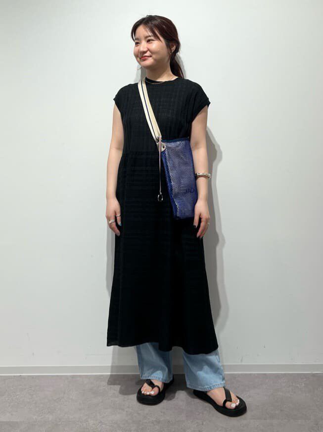  「◆シアーチェックニットワンピース」|ワンピース|