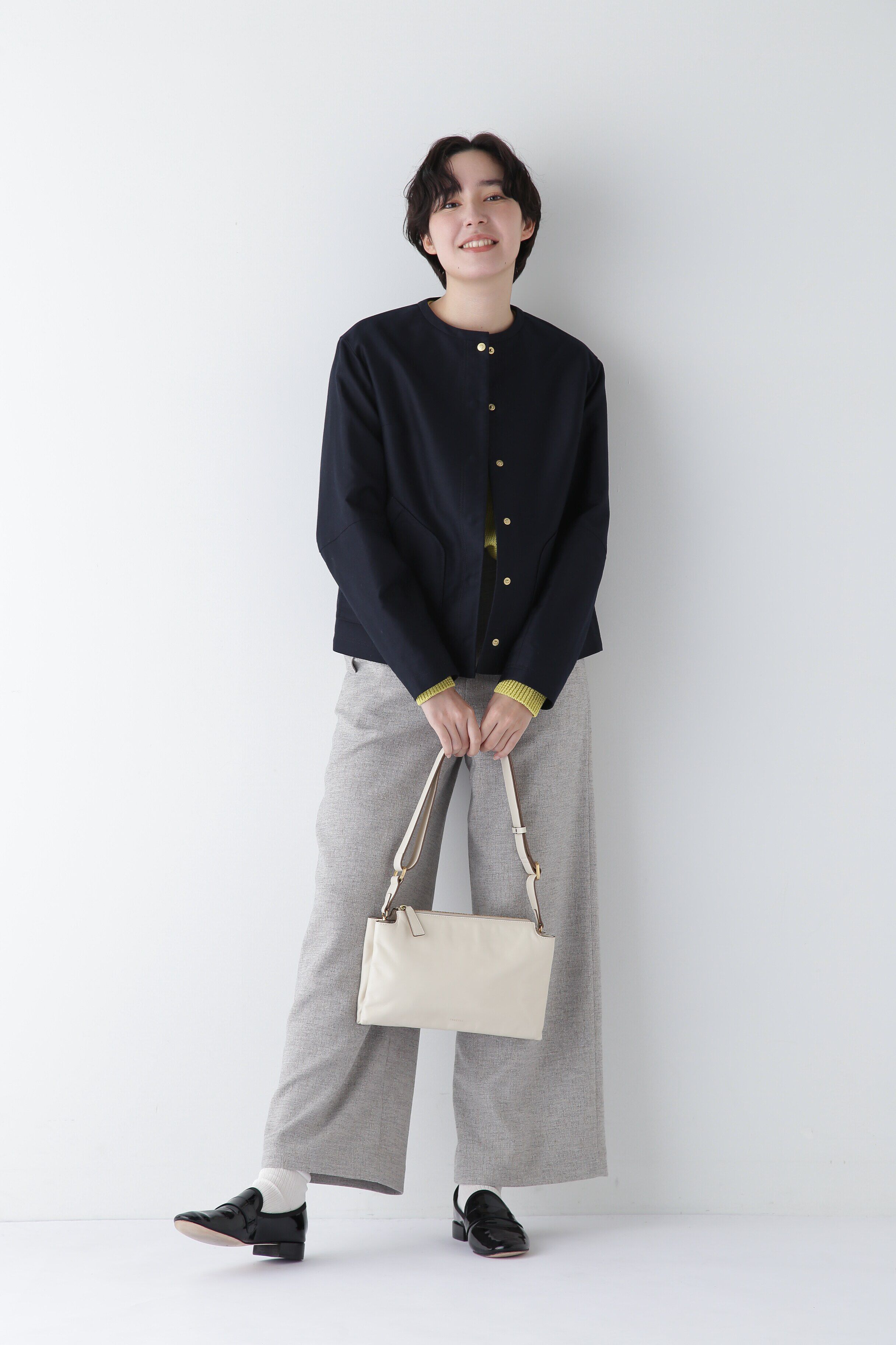  「◆ライトモールスキンクルーネックジャケット」|ブルゾン・スタジャン|