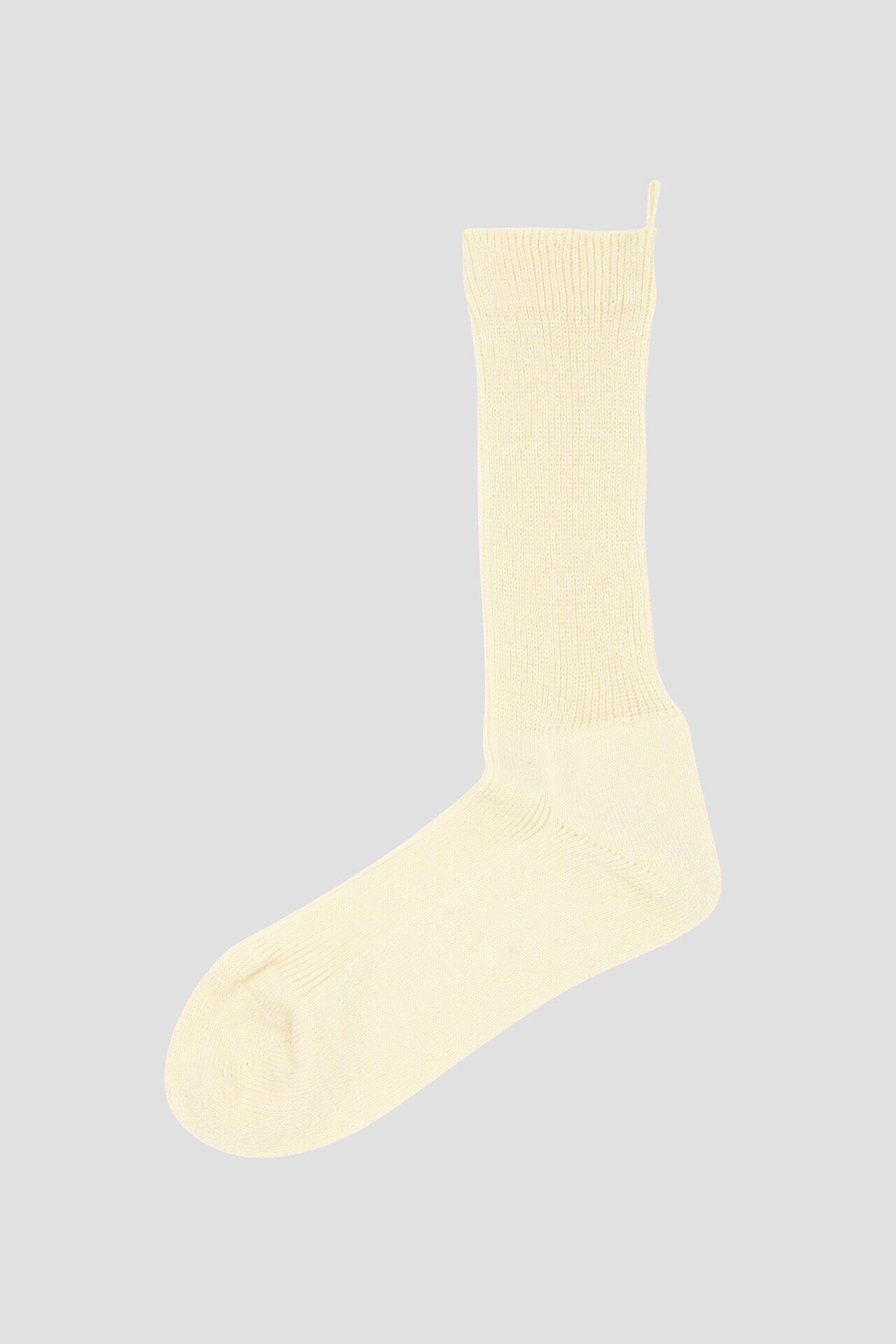 MARGARET HOWELL HOUSEHOLDGOODS「COTTON RIB SOCKS」|ソックス|ECRU2