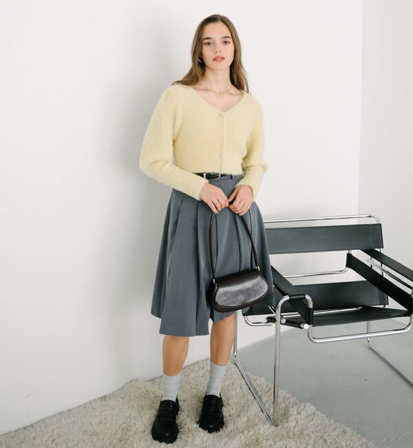 archives「スパンコールフェザーパフスリーブカーディガン」|カーディガン|