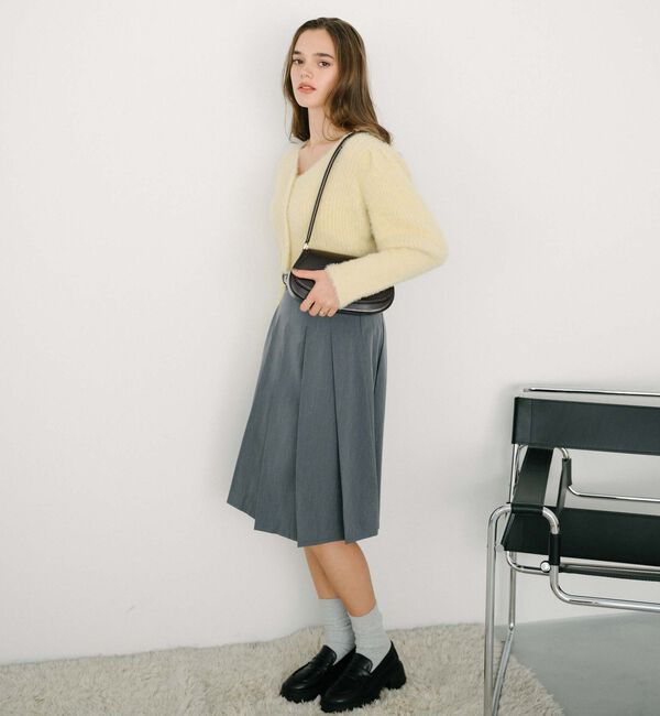 archives「スパンコールフェザーパフスリーブカーディガン」|カーディガン|