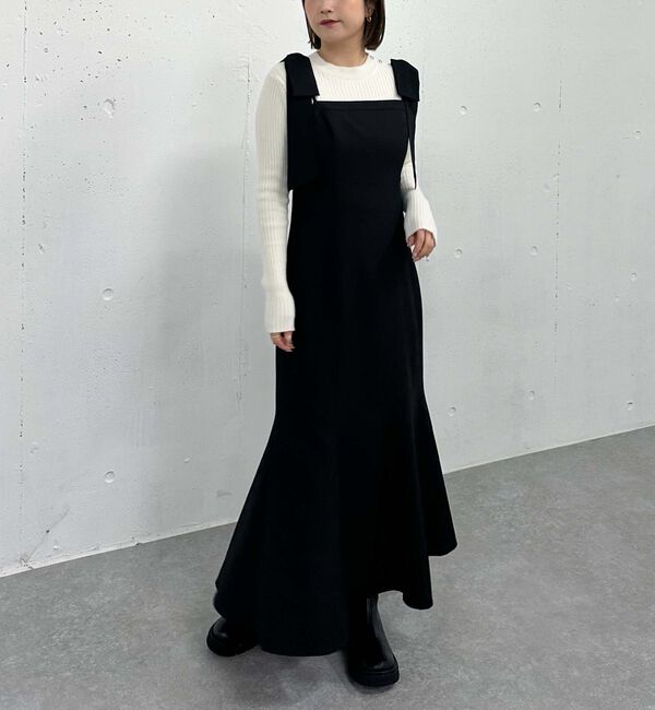 archives「２ｗａｙ肩リボンキャミワンピース」|ワンピース|BLACK