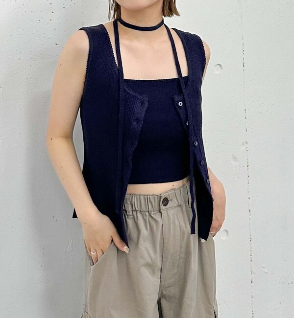 archives「スカラップニットタンクアンサンブル」|ニット・セーター|