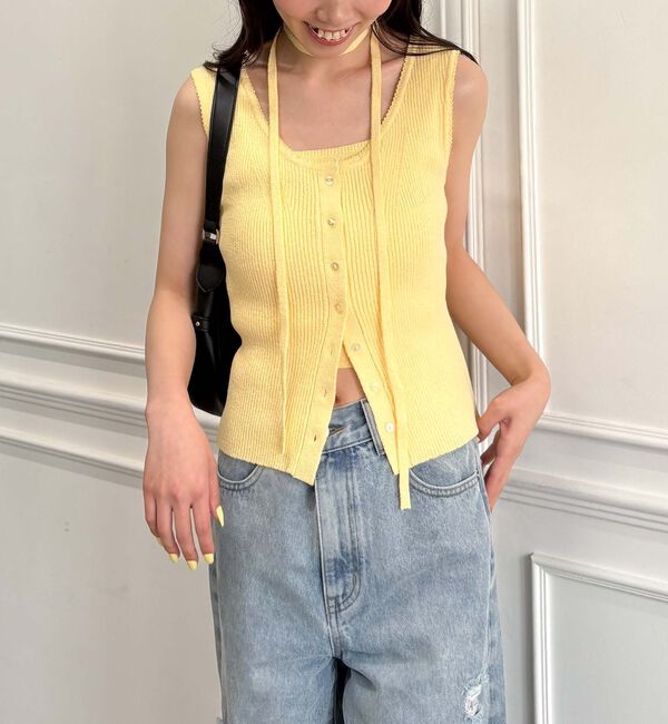 archives「スカラップニットタンクアンサンブル」|ニット・セーター|