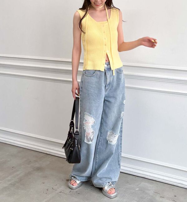 archives「スカラップニットタンクアンサンブル」|ニット・セーター|