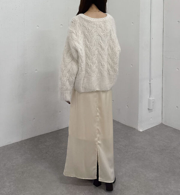 archives「サテンナロースカート」|スカート|