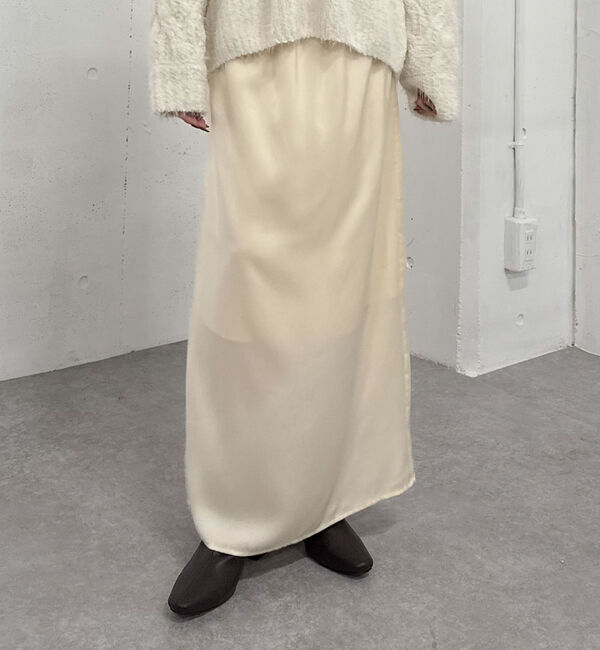 archives「サテンナロースカート」|スカート|