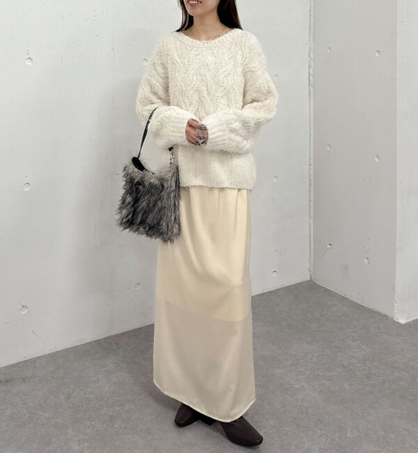 archives「サテンナロースカート」|スカート|