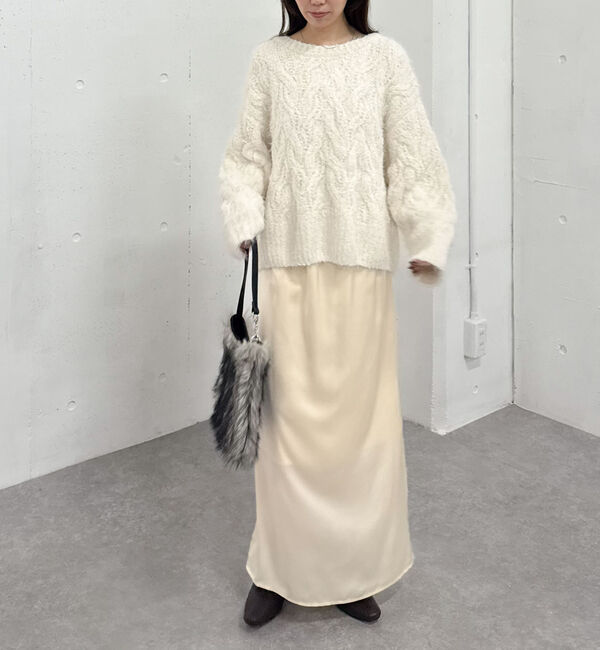 archives「サテンナロースカート」|スカート|