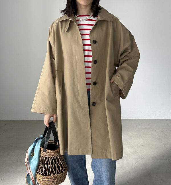 Doux archives「ステンカラーコート」|ステンカラーコート|BEIGE